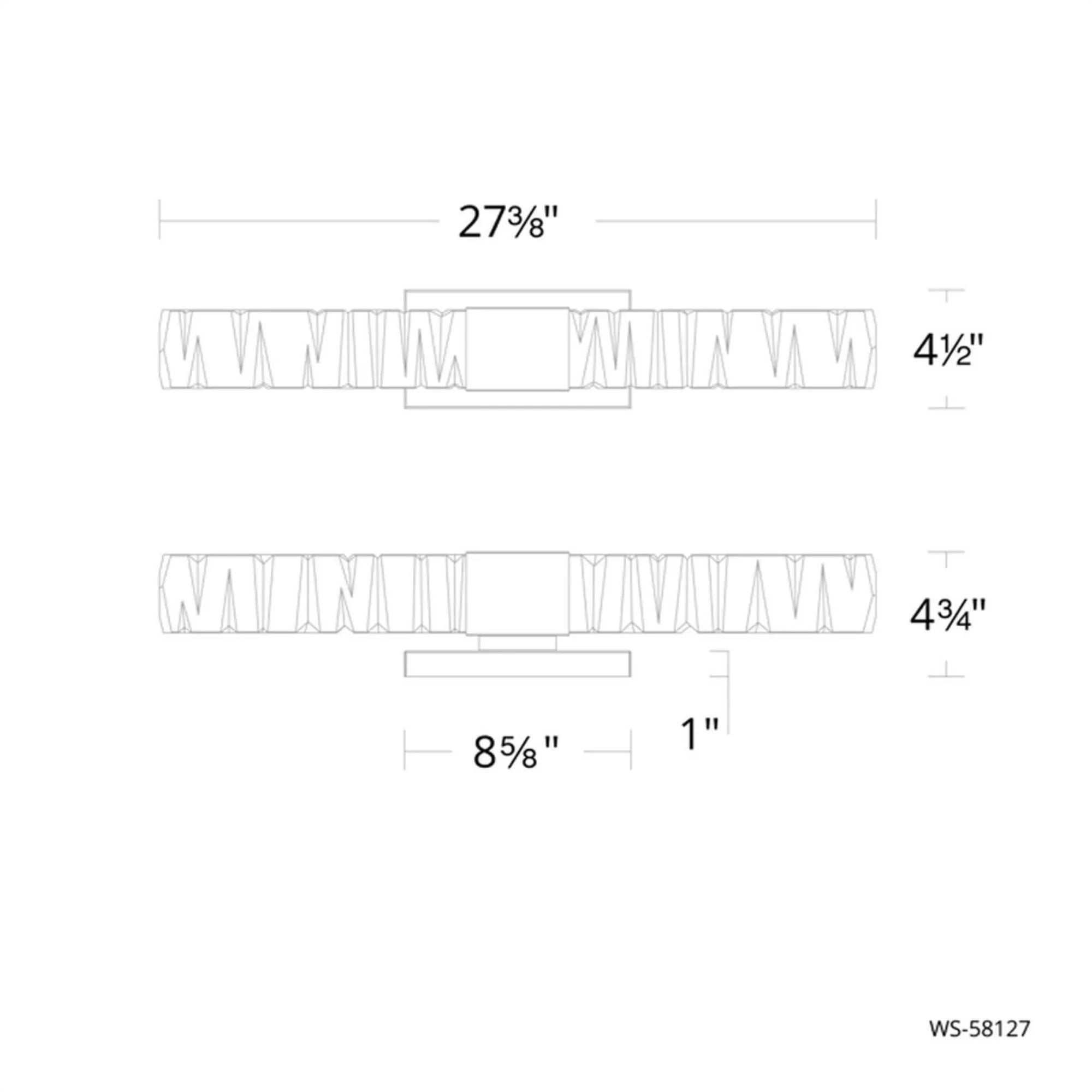 Juliet 27" LED Bath Light, Aged Brass Finish