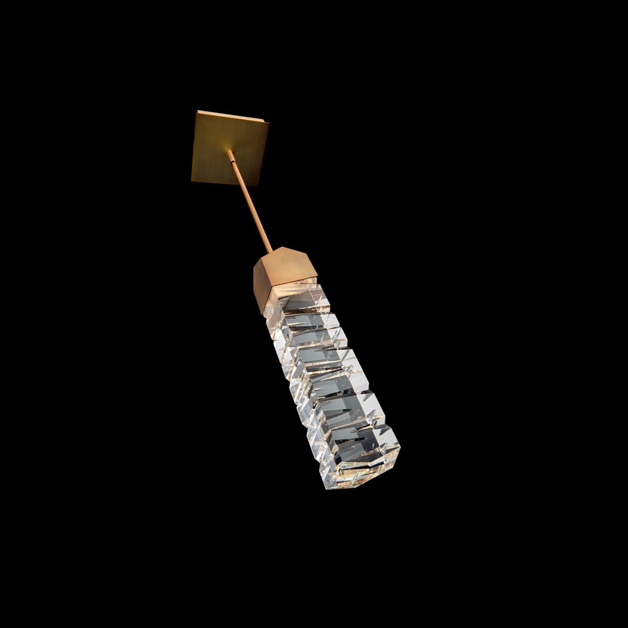 Juliet 15" LED Mini Pendant, Aged Brass Finish