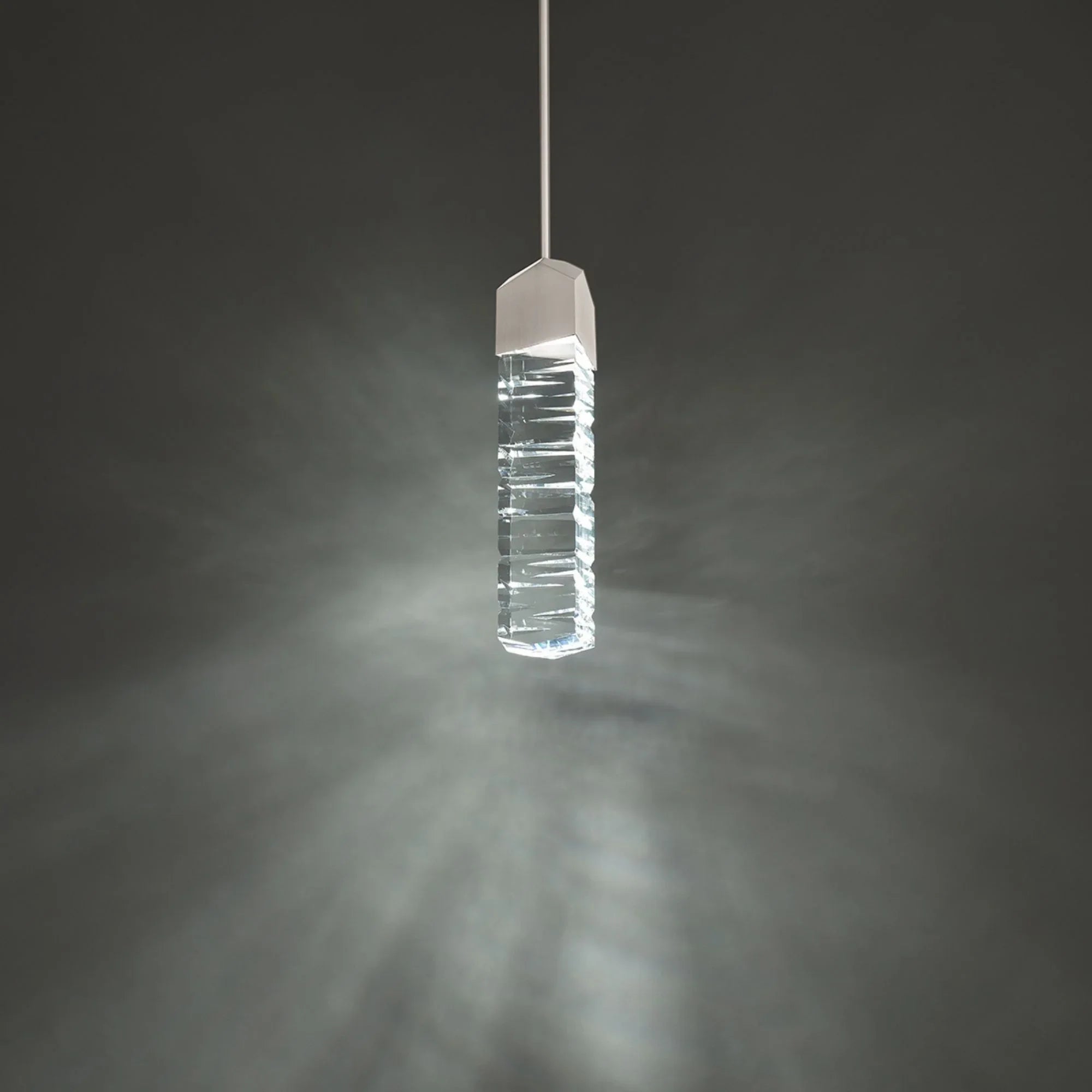 Juliet 15" LED Mini Pendant, Brushed Nickel Finish