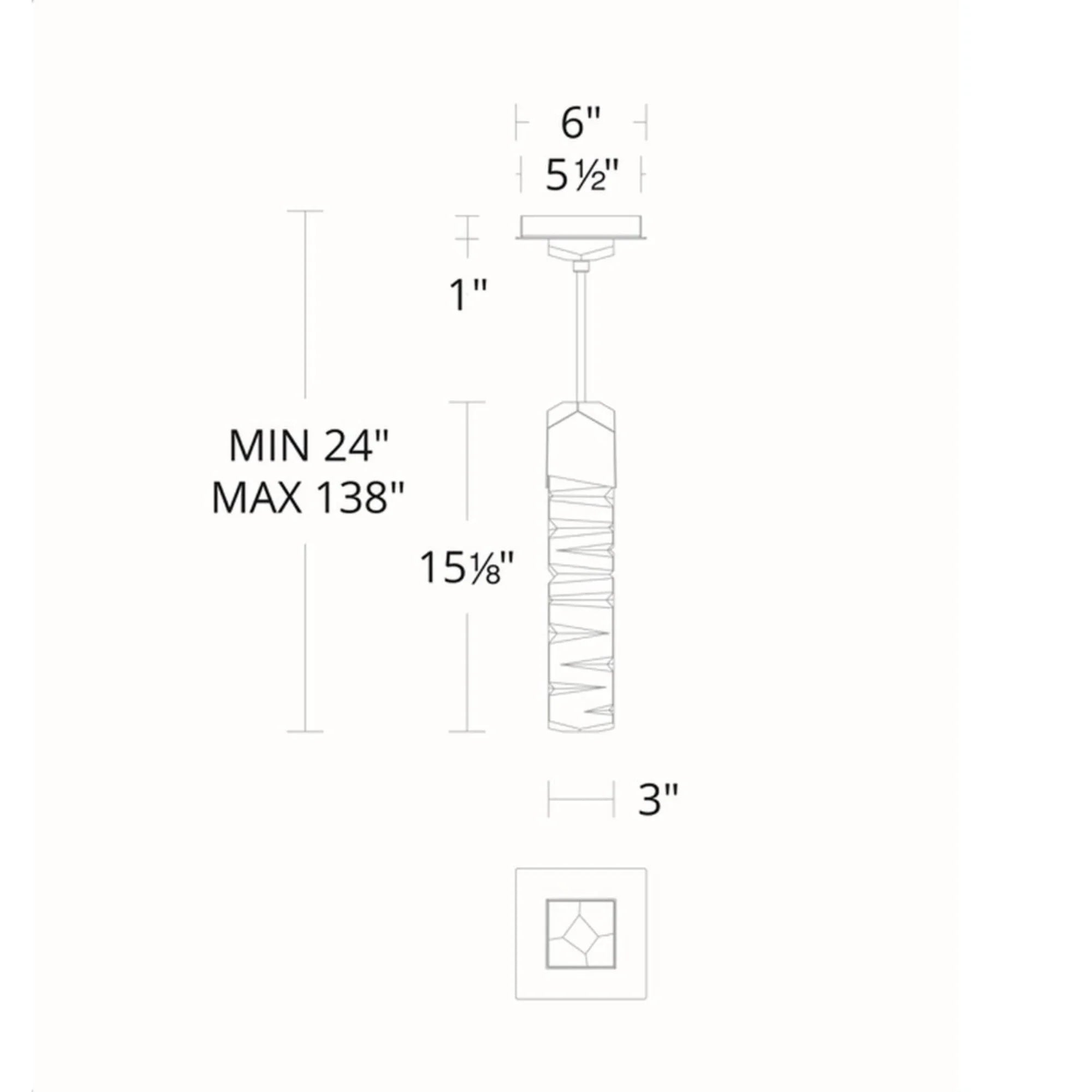 Juliet 15" LED Mini Pendant, Brushed Nickel Finish