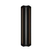 Kane 24" LED Outdoor Wall Sconce, Black Finish
