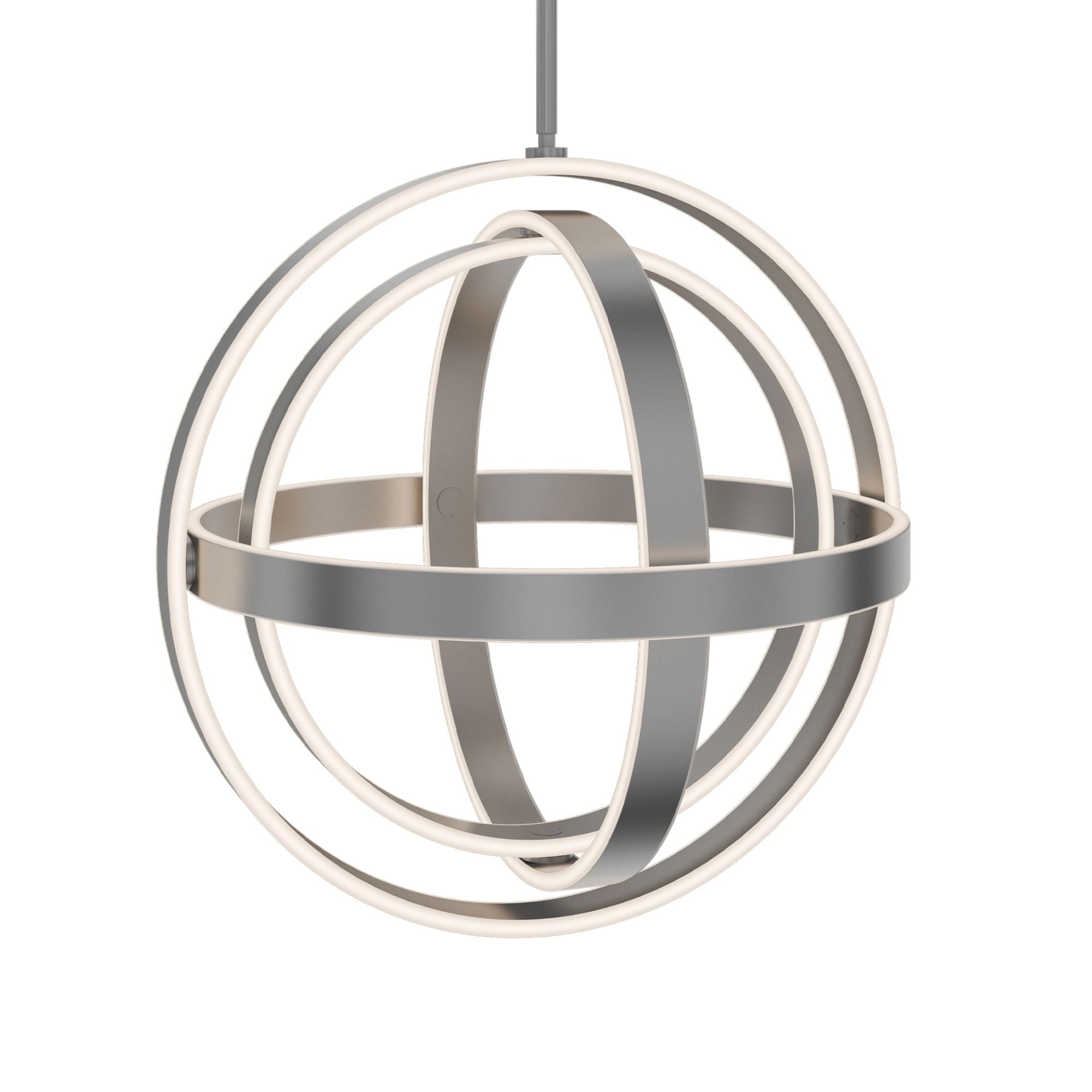 Kinetic 18" LED Chandelier, Titanium Finish