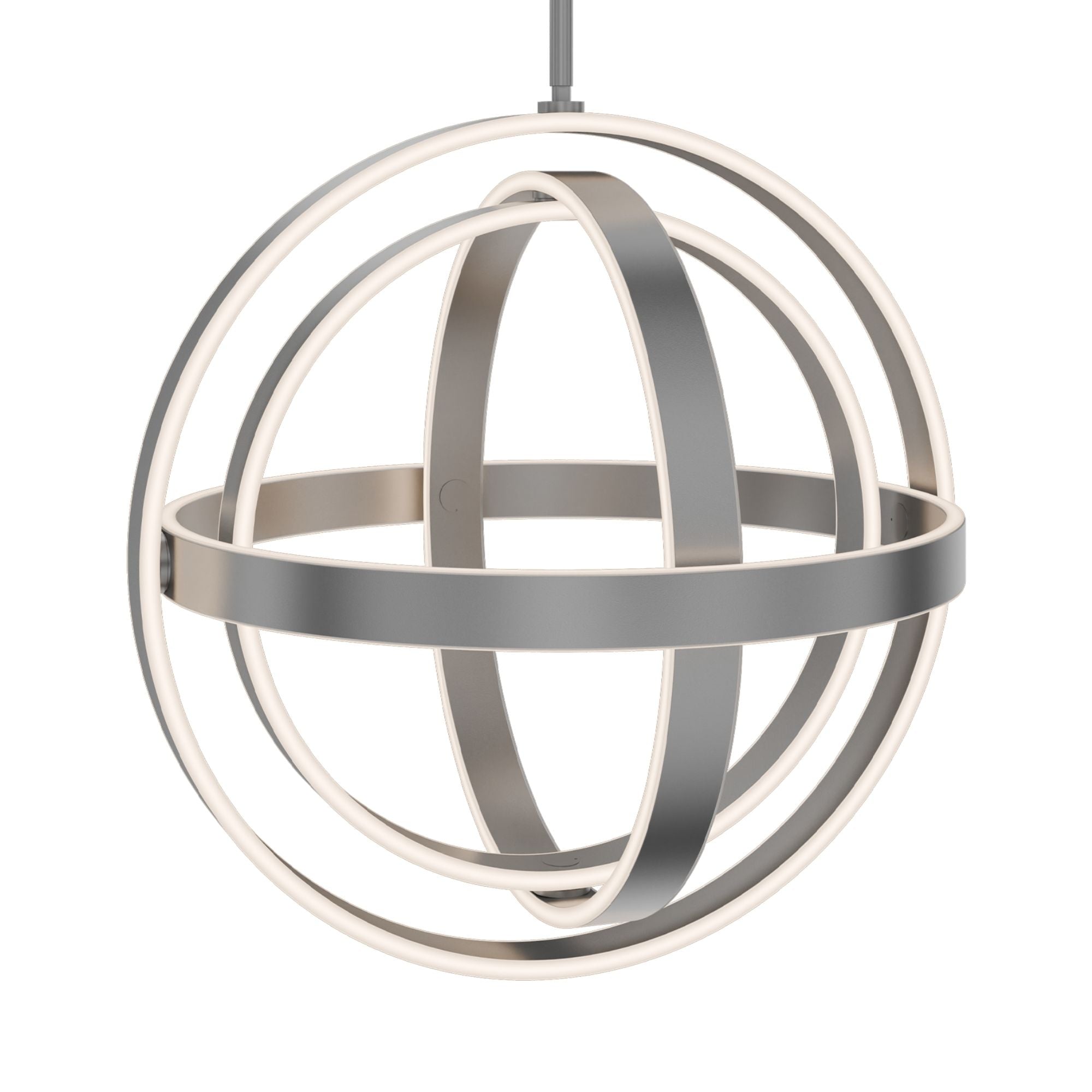 Kinetic 28" LED Chandelier, Titanium Finish