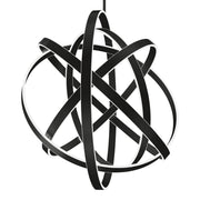 Kinetic 60" LED Chandelier, Black Finish