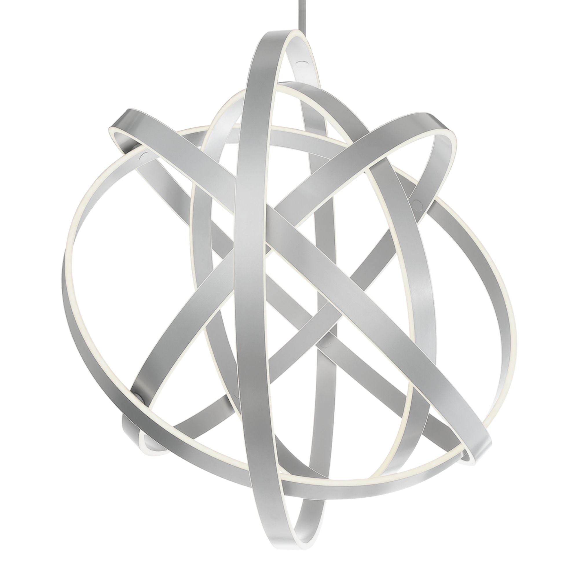 Kinetic 60" LED Chandelier, Titanium Finish