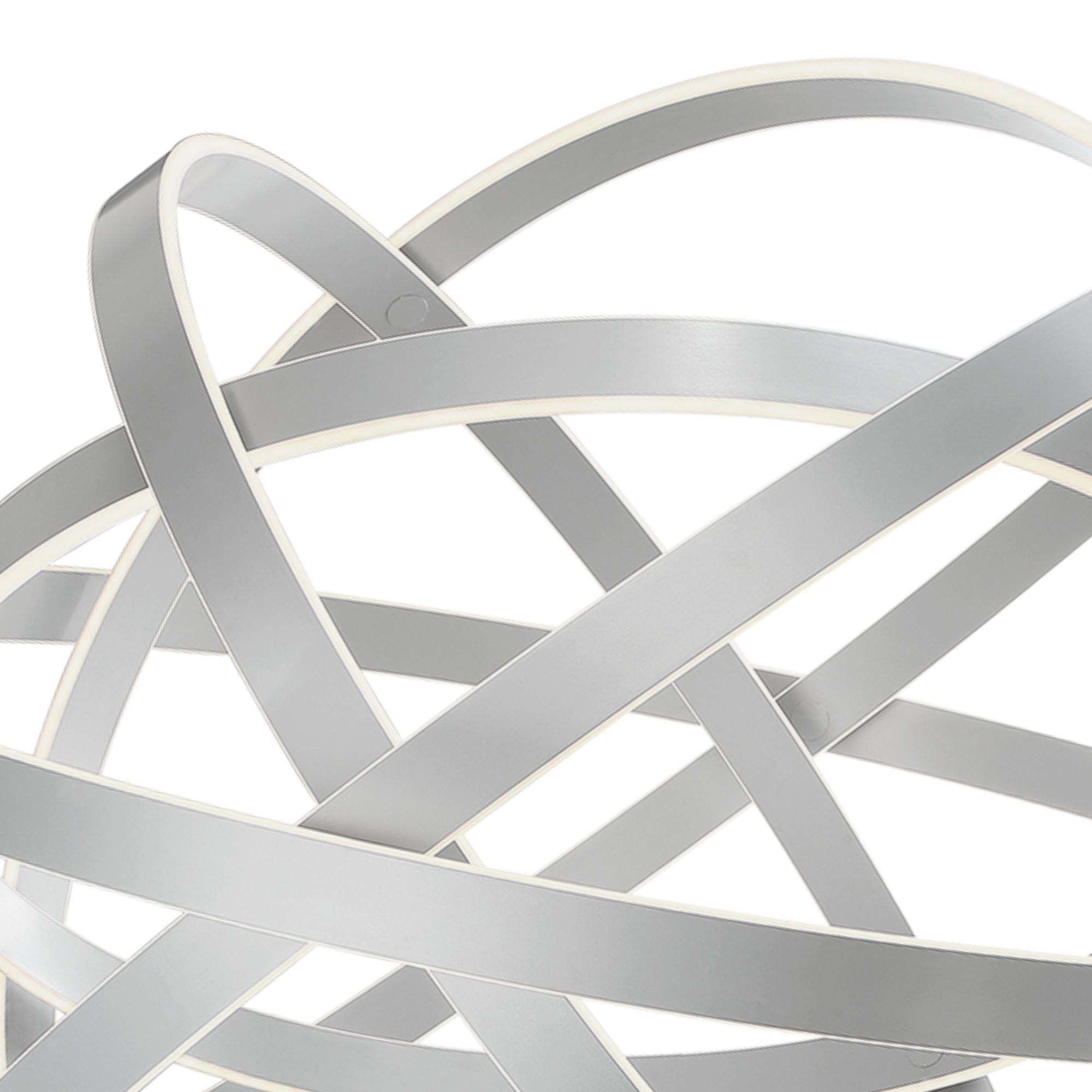 Kinetic 60" LED Chandelier, Titanium Finish
