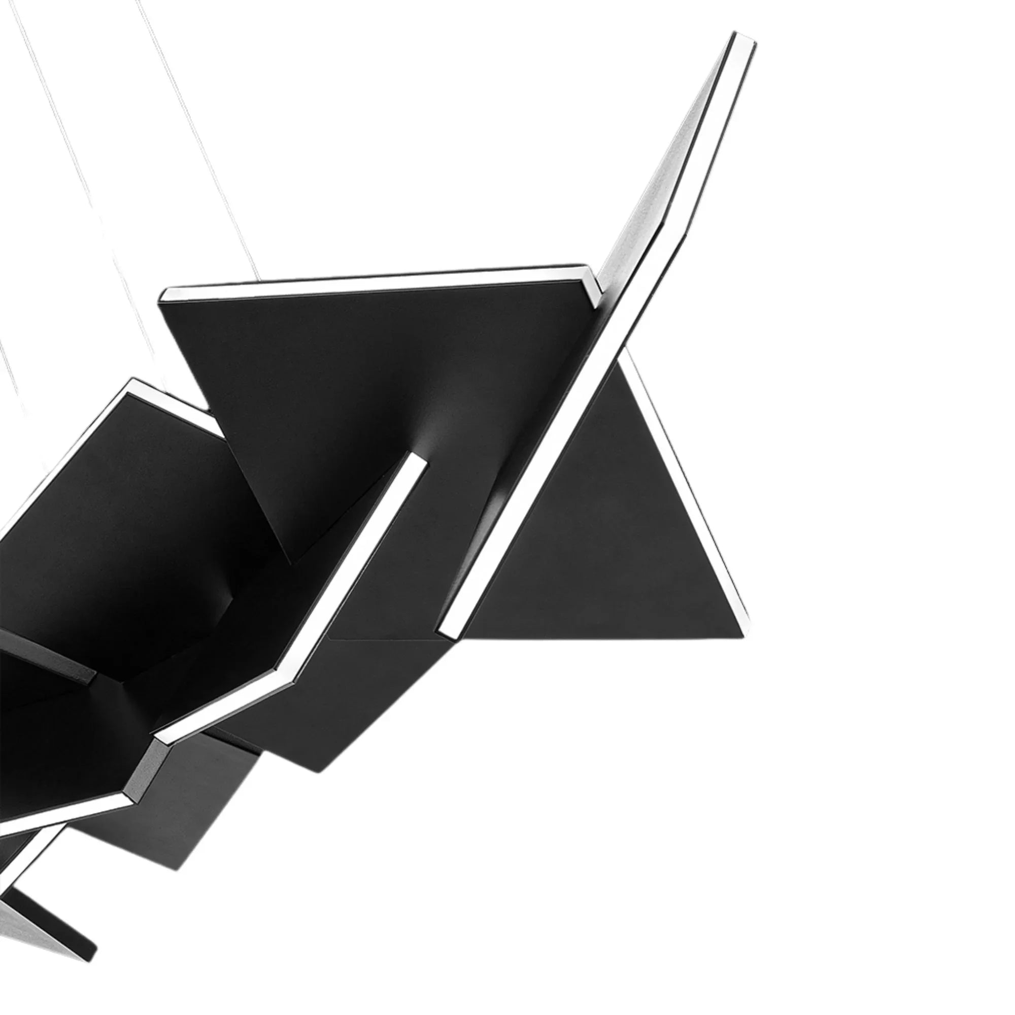 Konstrukt 48" LED Linear Pendant, Black Finish