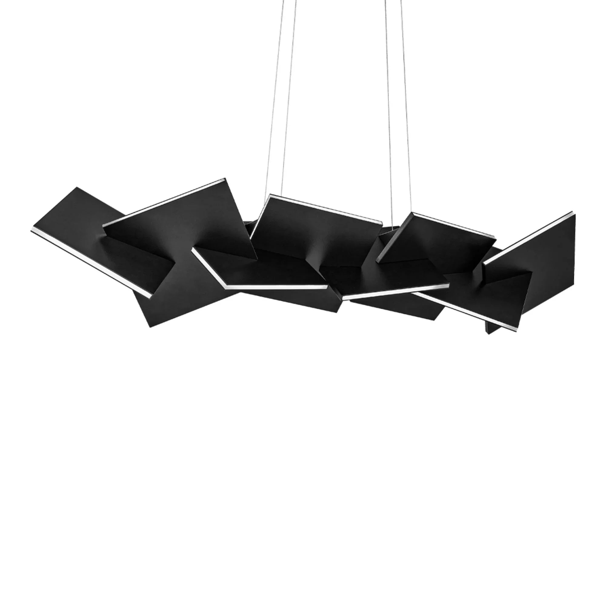 Konstrukt 48" LED Linear Pendant, Black Finish
