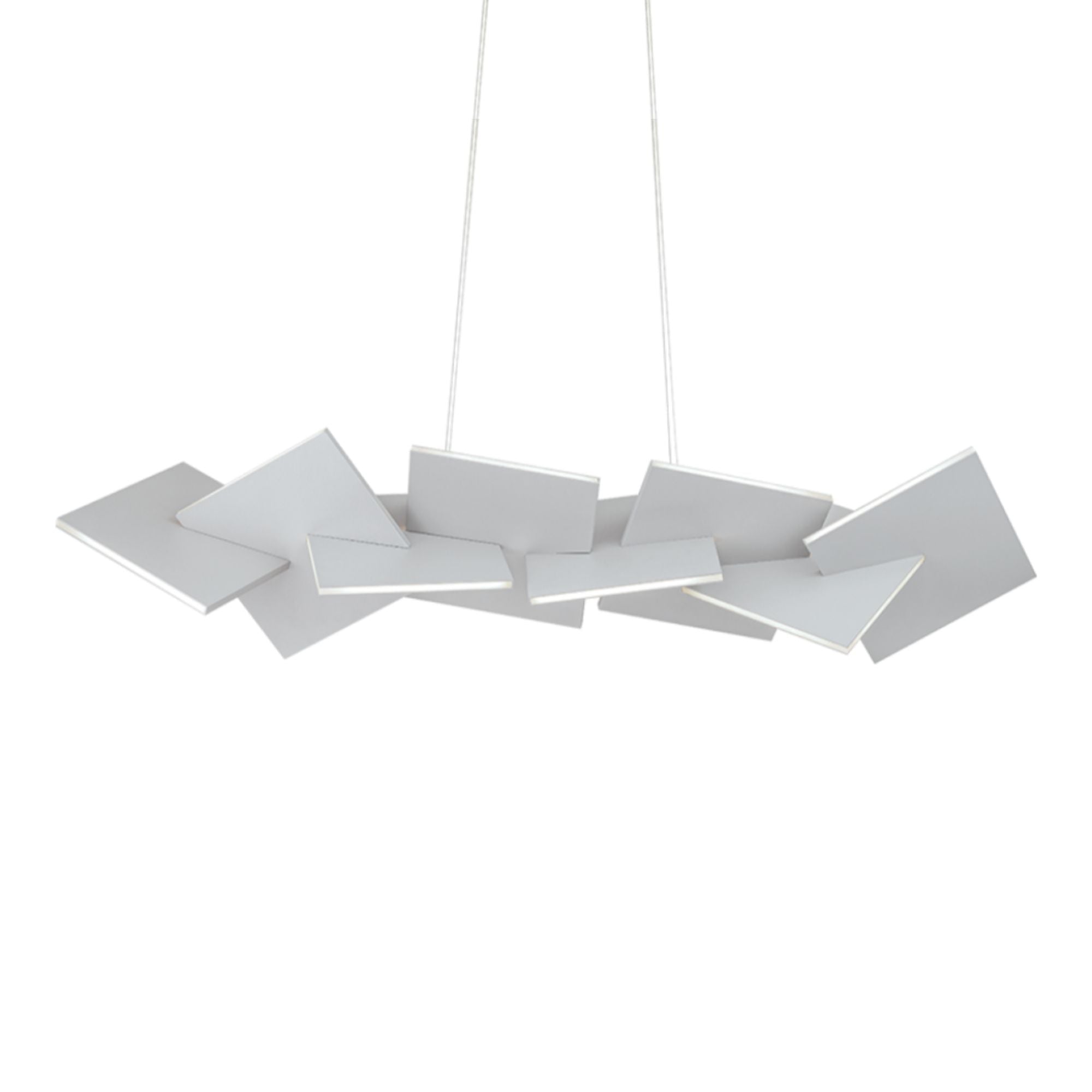 Konstrukt 48" LED Linear Pendant, Titanium Finish