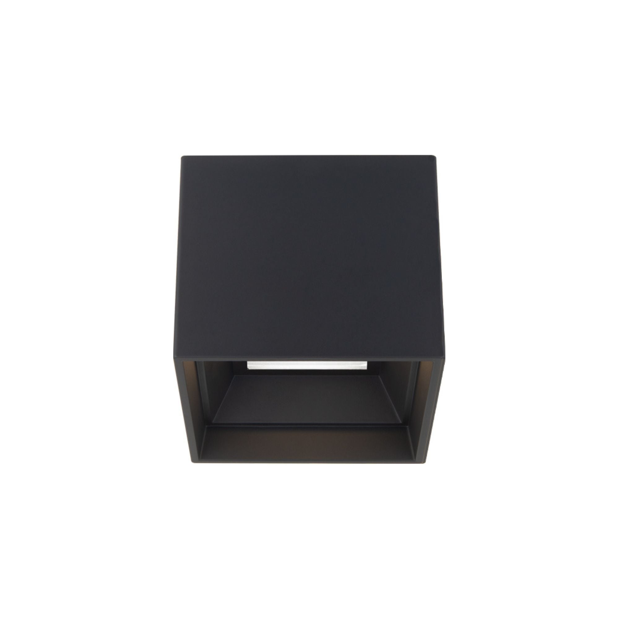 Kube 5" LED Outdoor Flush Mount, 3000K, Black Finish