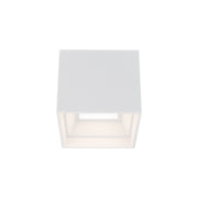 Kube 5" LED Outdoor Flush Mount, 4000K, White Finish