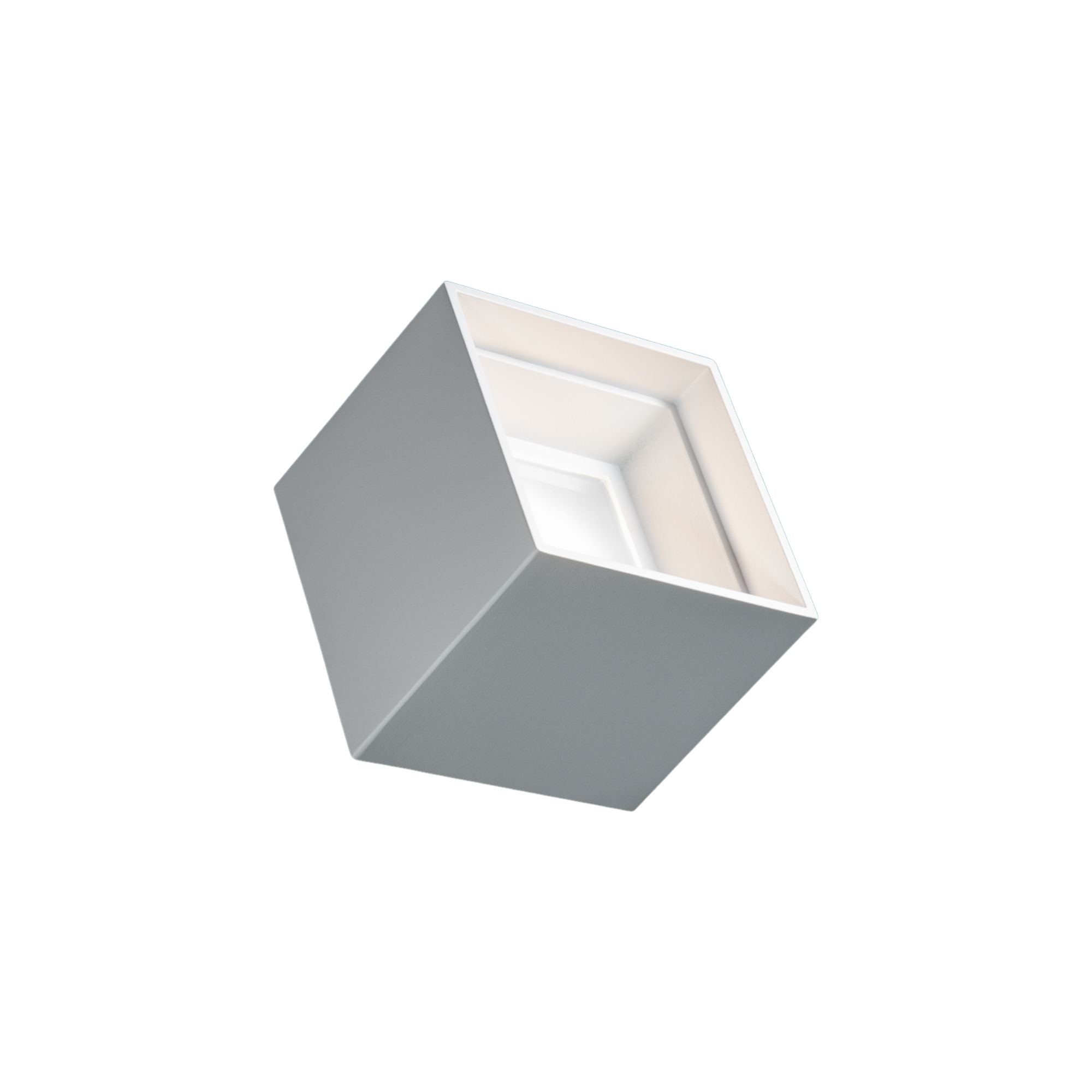Kube 5" LED Outdoor Flush Mount, 4000K, White Finish