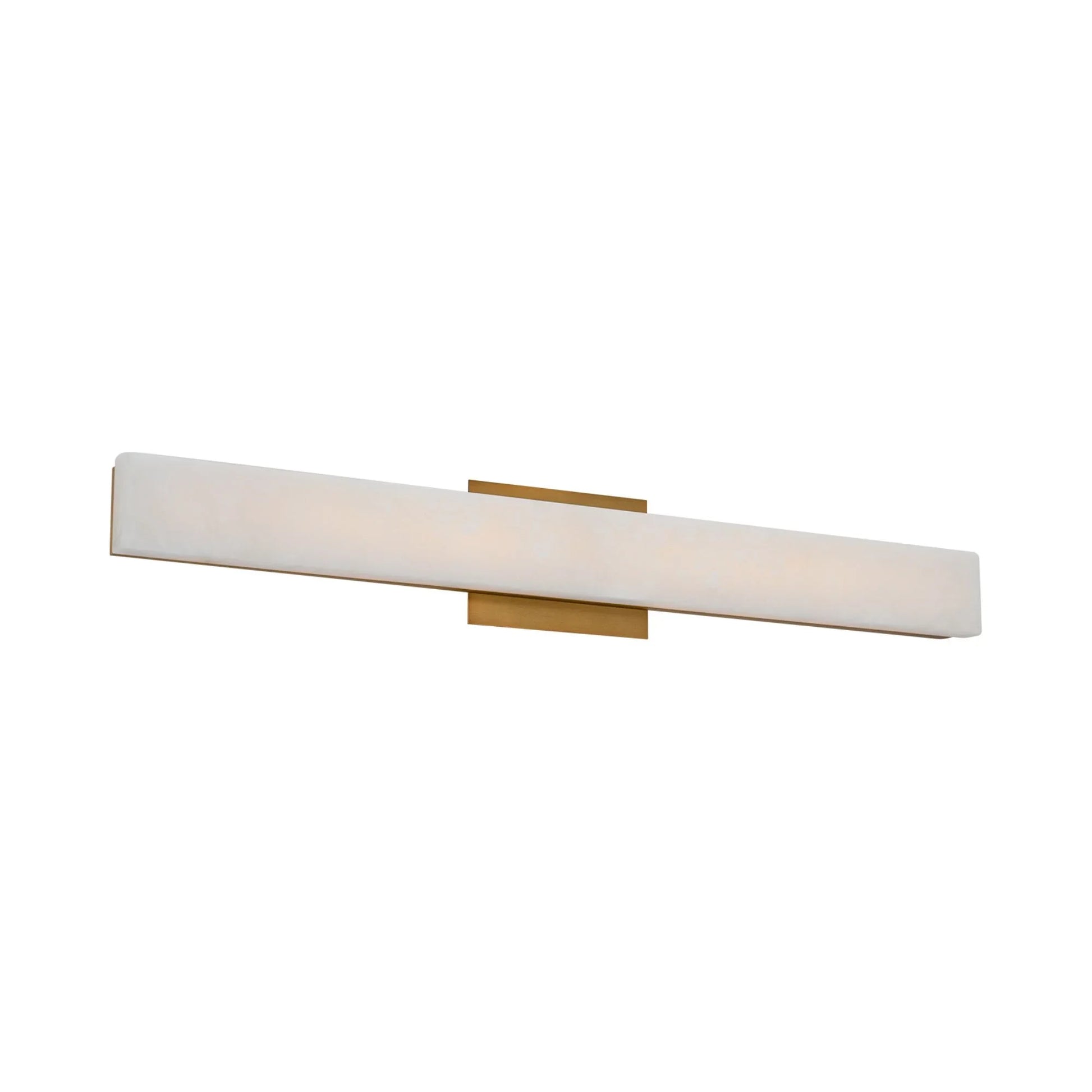 Modern Forms - Lanza 27" LED Bath Vanity, Aged Brass Finish | Bees Lighting
