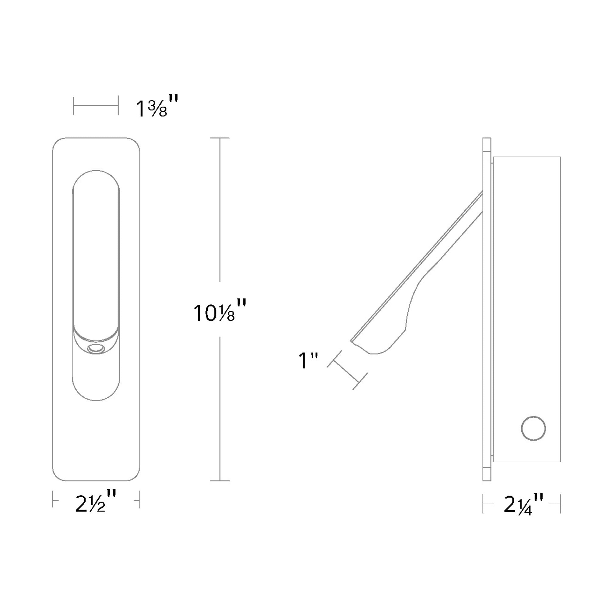 Line Up 10" LED Task Light, Brushed Nickel Finish