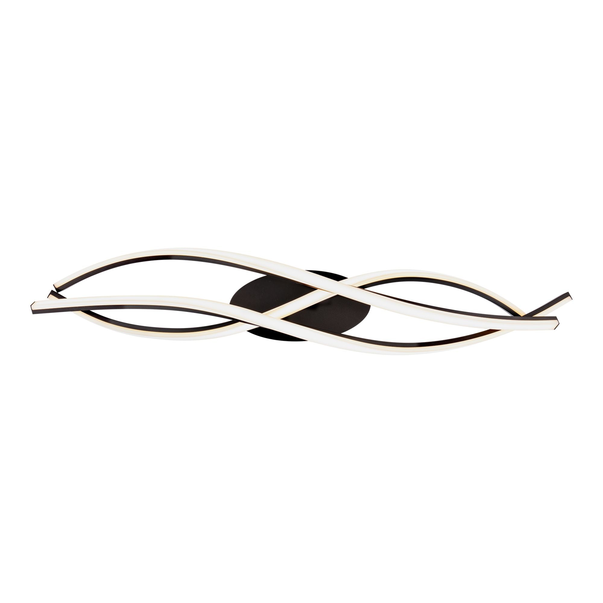 Lior 38" LED Vanity Light, Black Finish