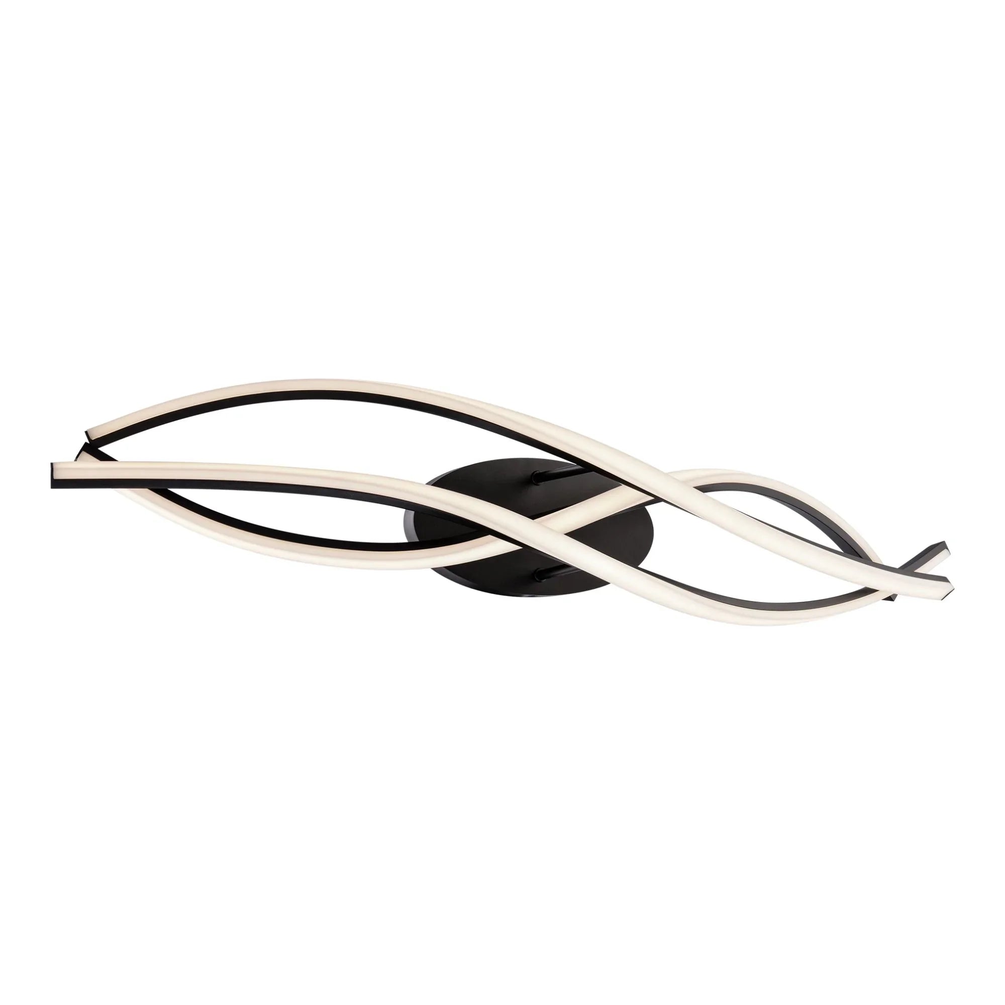 Lior 38" LED Vanity Light, Black Finish
