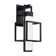 Logic LED Outdoor Wall Sconce Black Finish - Bees Lighting