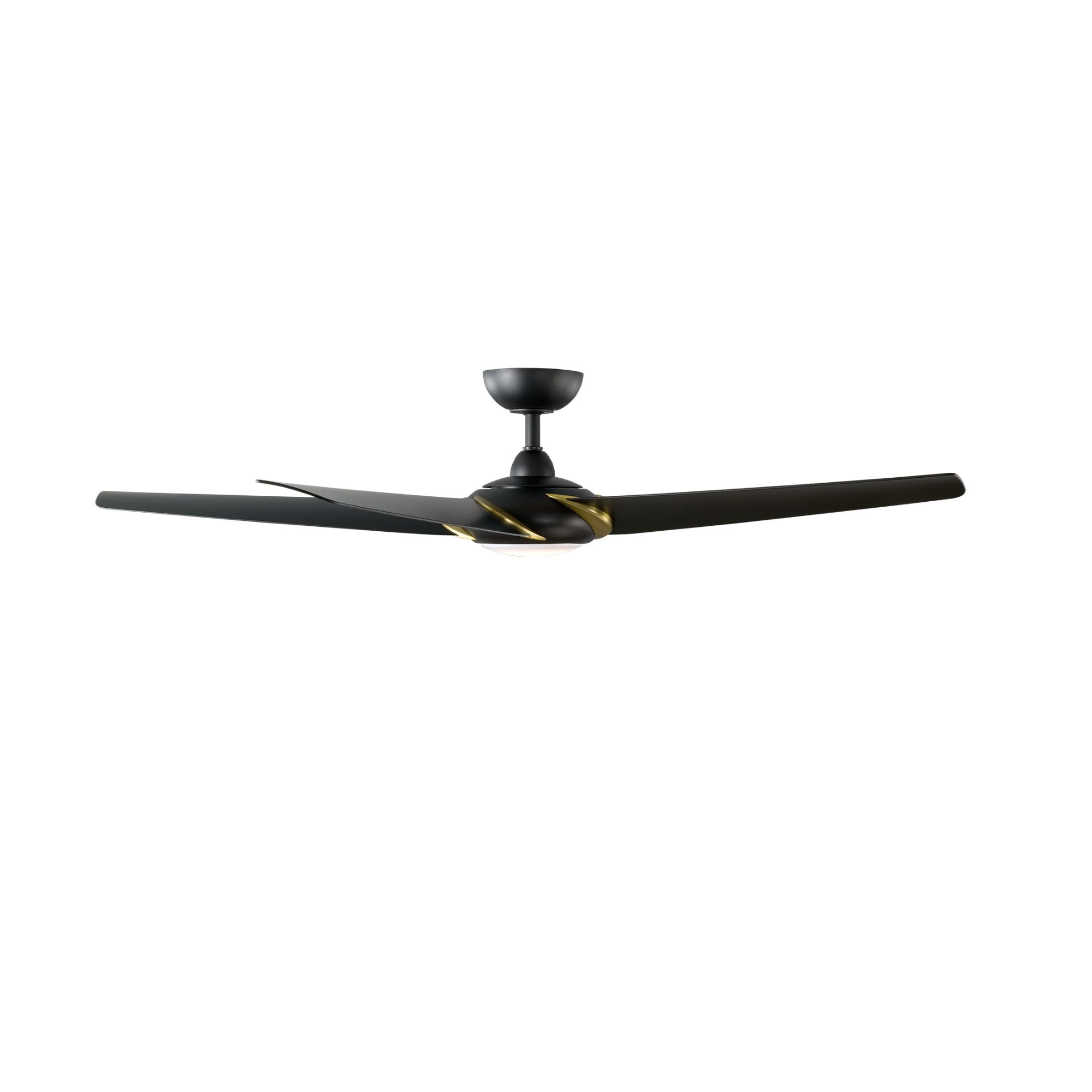 Lucid 62" LED Smart Outdoor Ceiling Fan, Matte Black