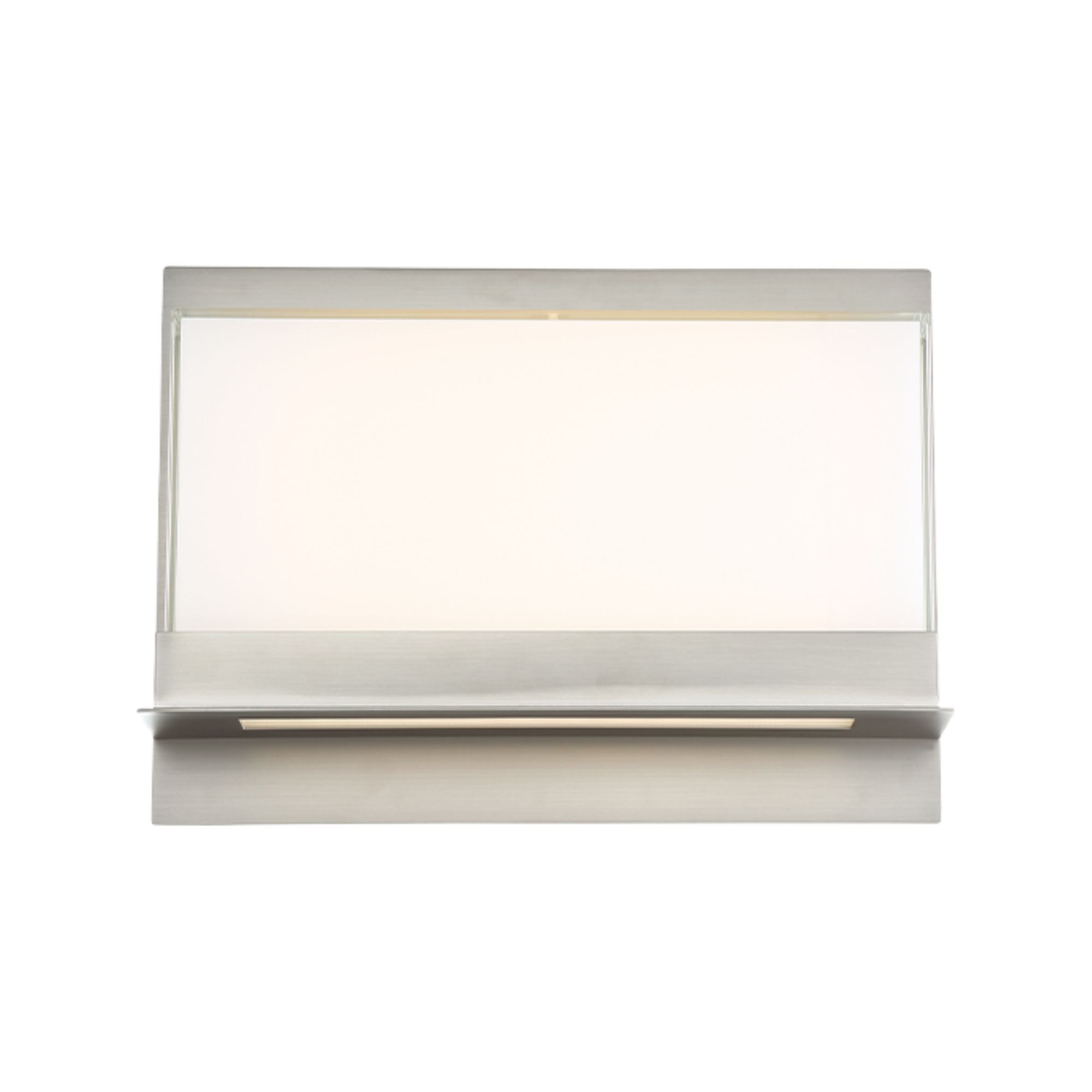 Lumnos 16" LED Wall Sconce, Satin Nickel Finish