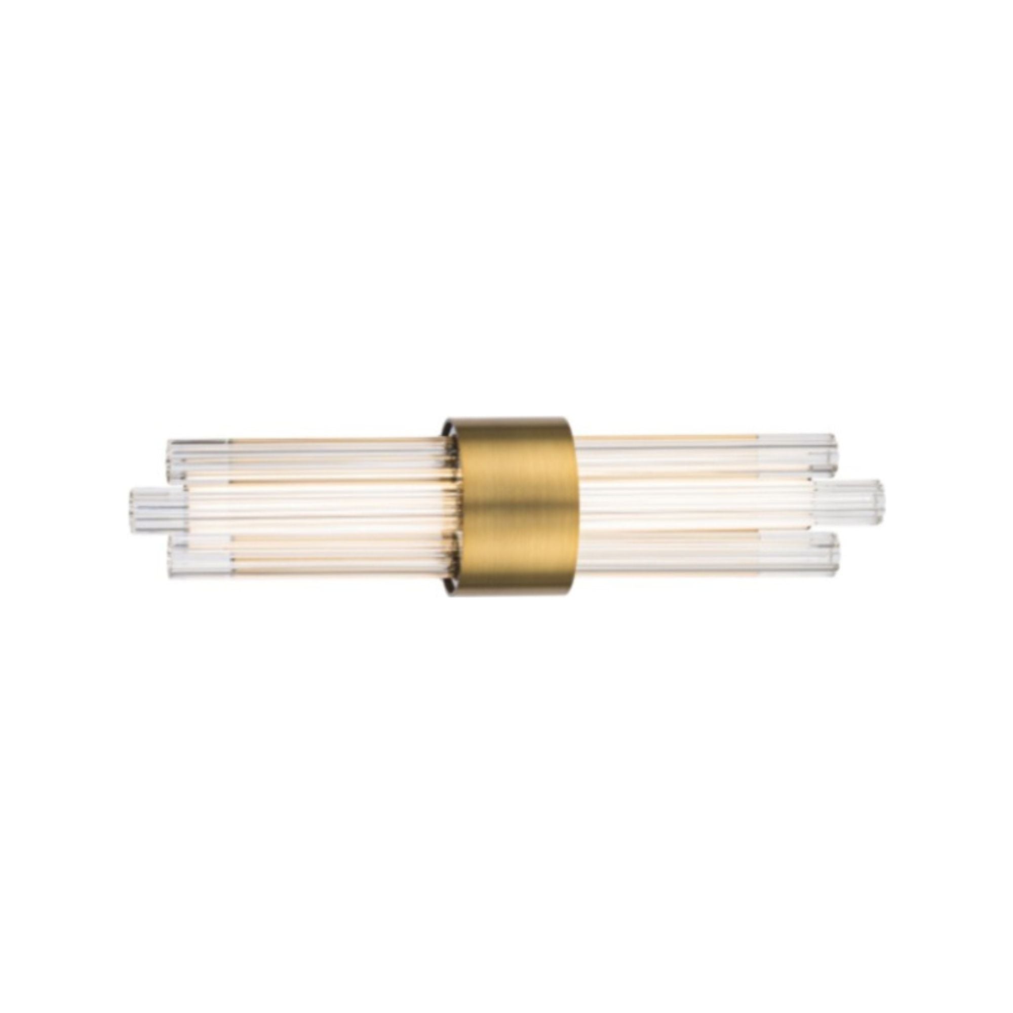 Luzerne 18" LED Bath Light, Aged Brass Finish