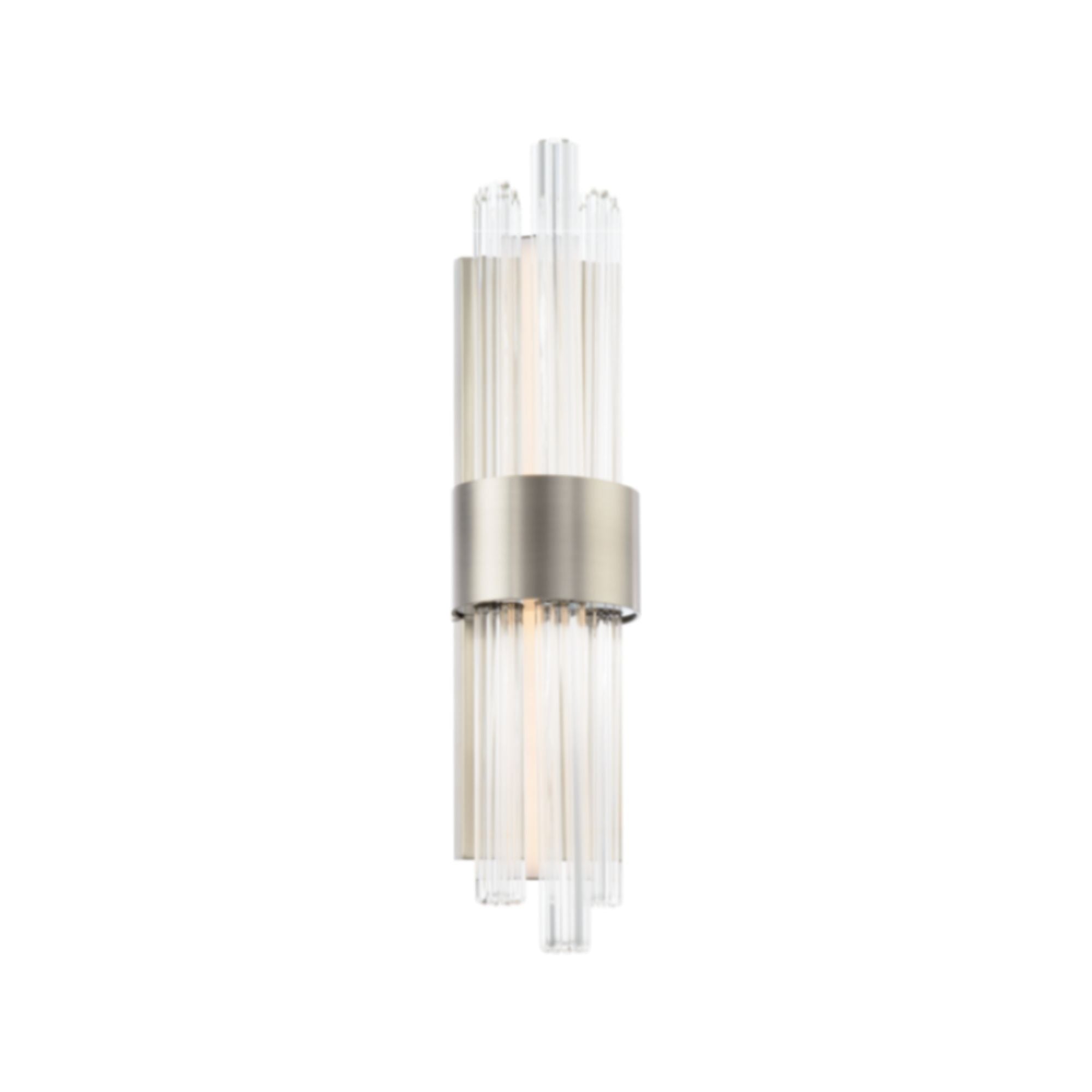 Luzerne 18" LED Wall Light, Brushed Nickel Finish