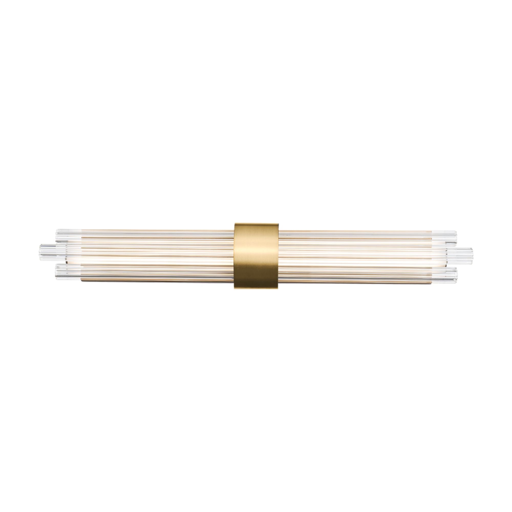 Luzerne 28" LED Bath Light, Aged Brass Finish