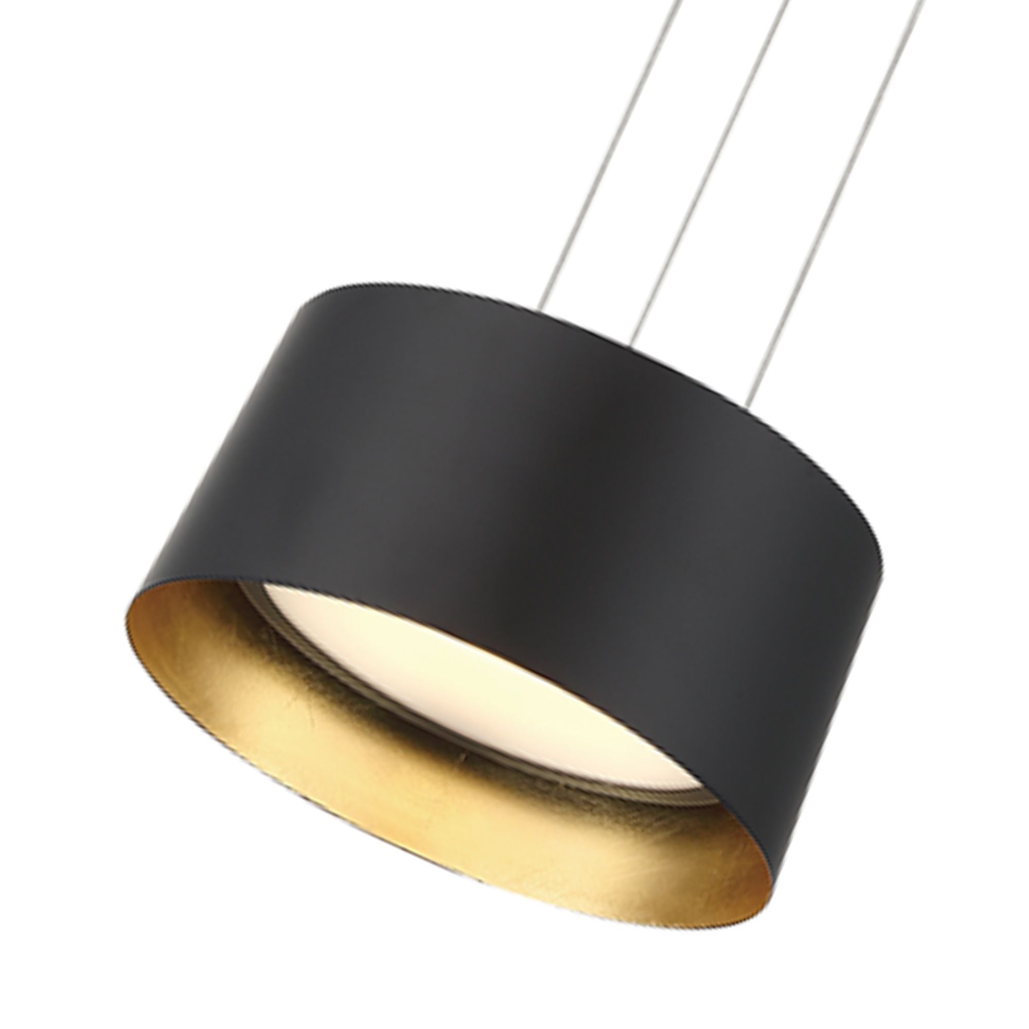 Marimba 8" LED Mini Pendant, Gold Leaf/Bronze Finish
