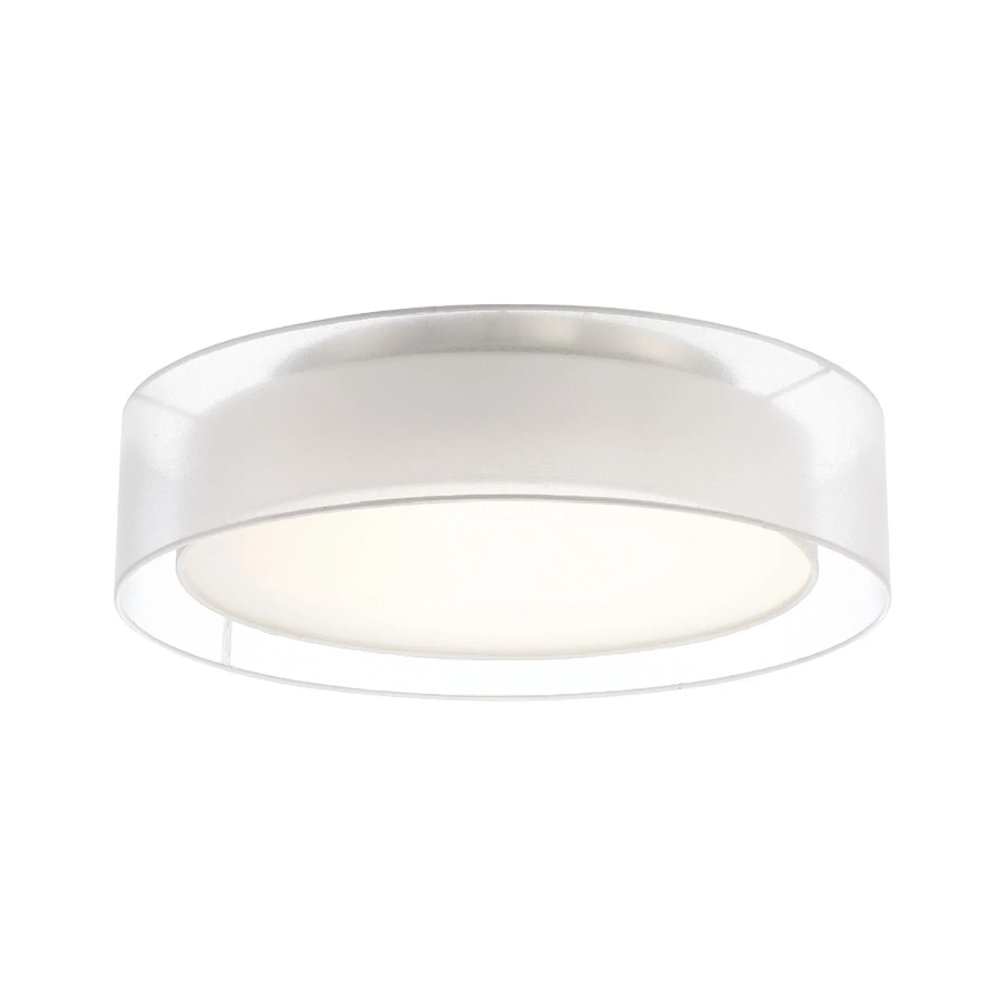 Modern Forms - Metropolis 24" LED Semi-Flush Mount, Brushed Nickel Finish | Bees Lighting
