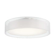 Metropolis 30" LED Semi-Flush Mount, Brushed Nickel Finish