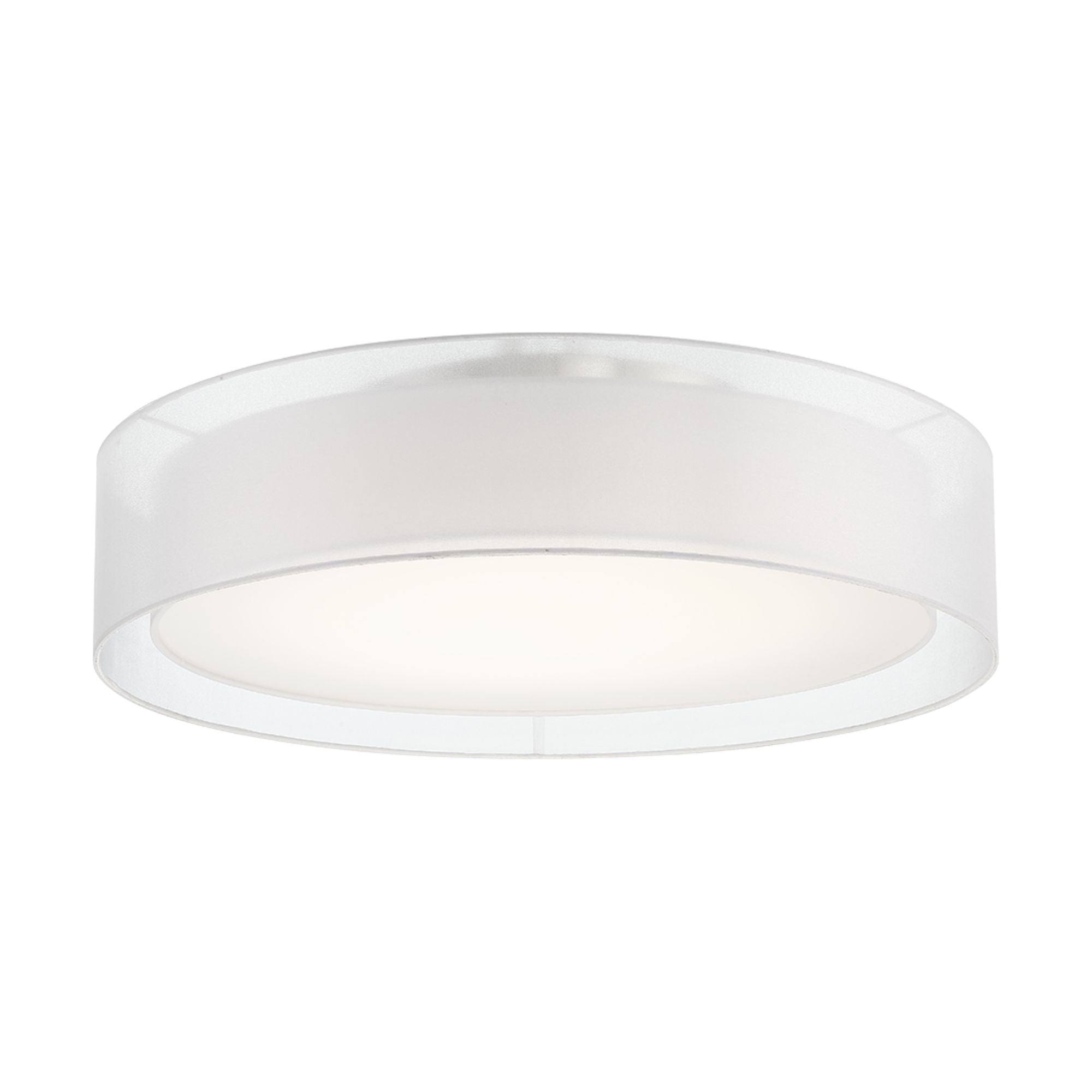 Metropolis 30" LED Semi-Flush Mount, Brushed Nickel Finish
