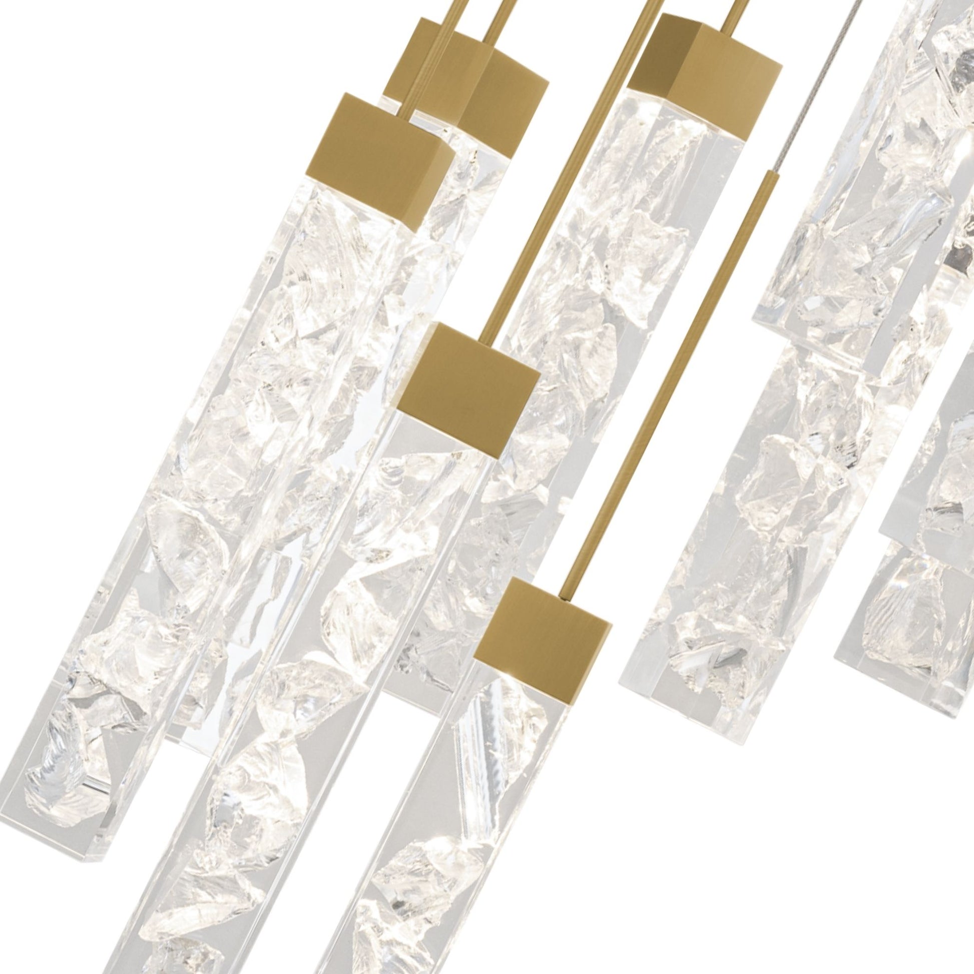 Minx 12" LED Pendant, Aged Brass Finish - Bees Lighting
