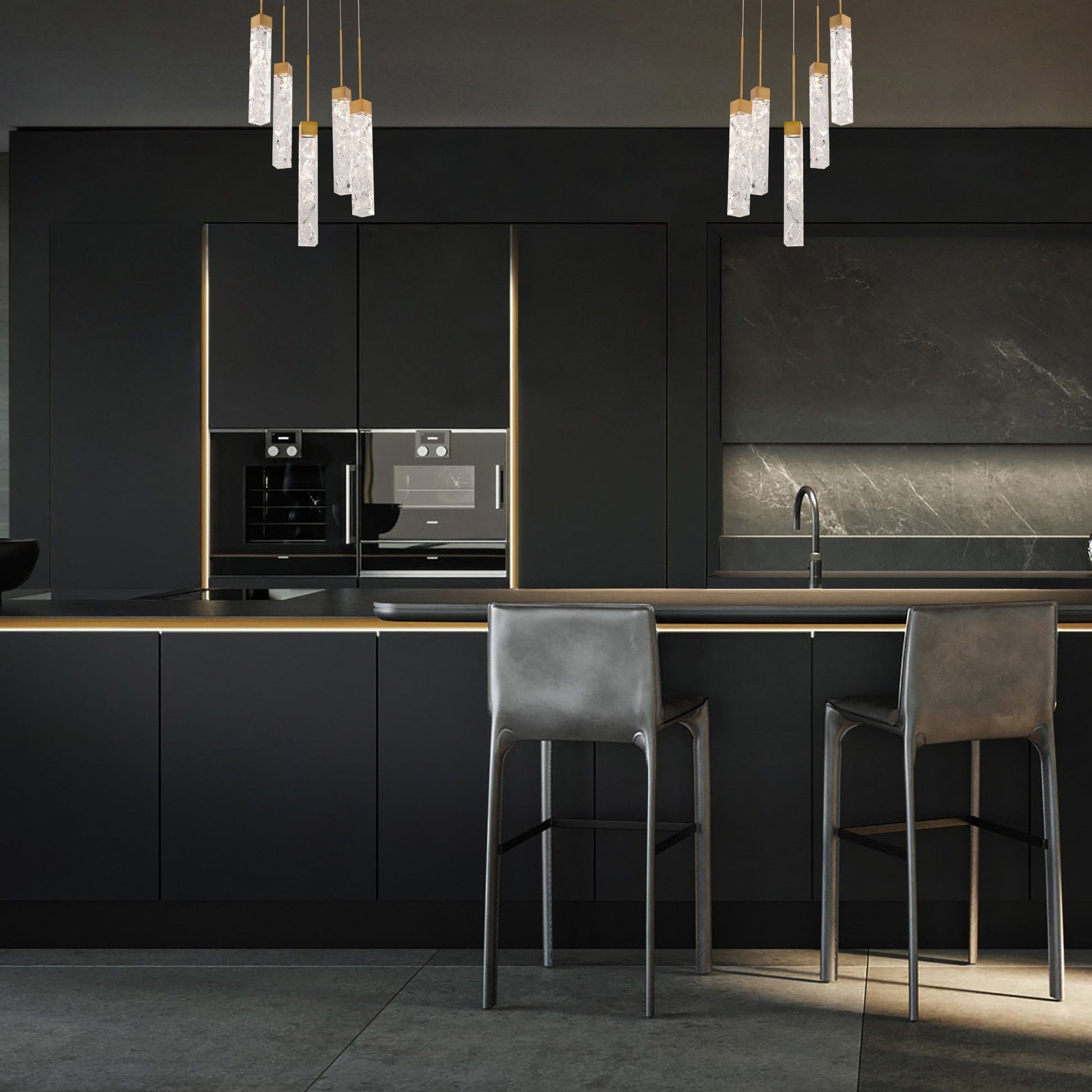 Minx 17" LED Pendant, Aged Brass Finish - Bees Lighting