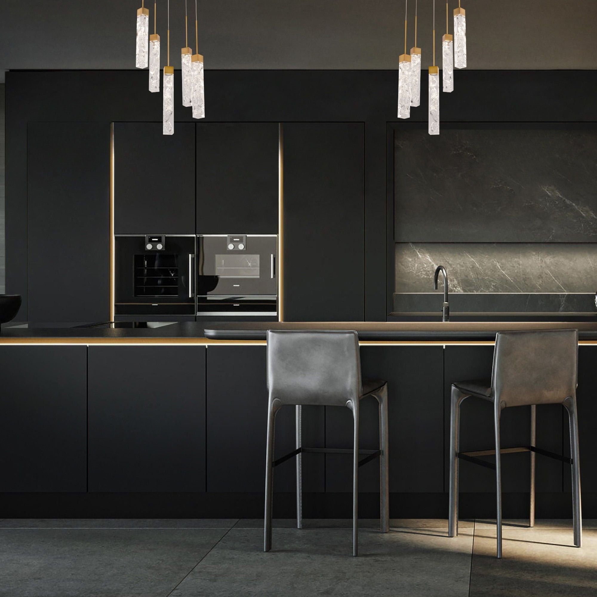 Minx 17" LED Pendant, Aged Brass Finish - Bees Lighting