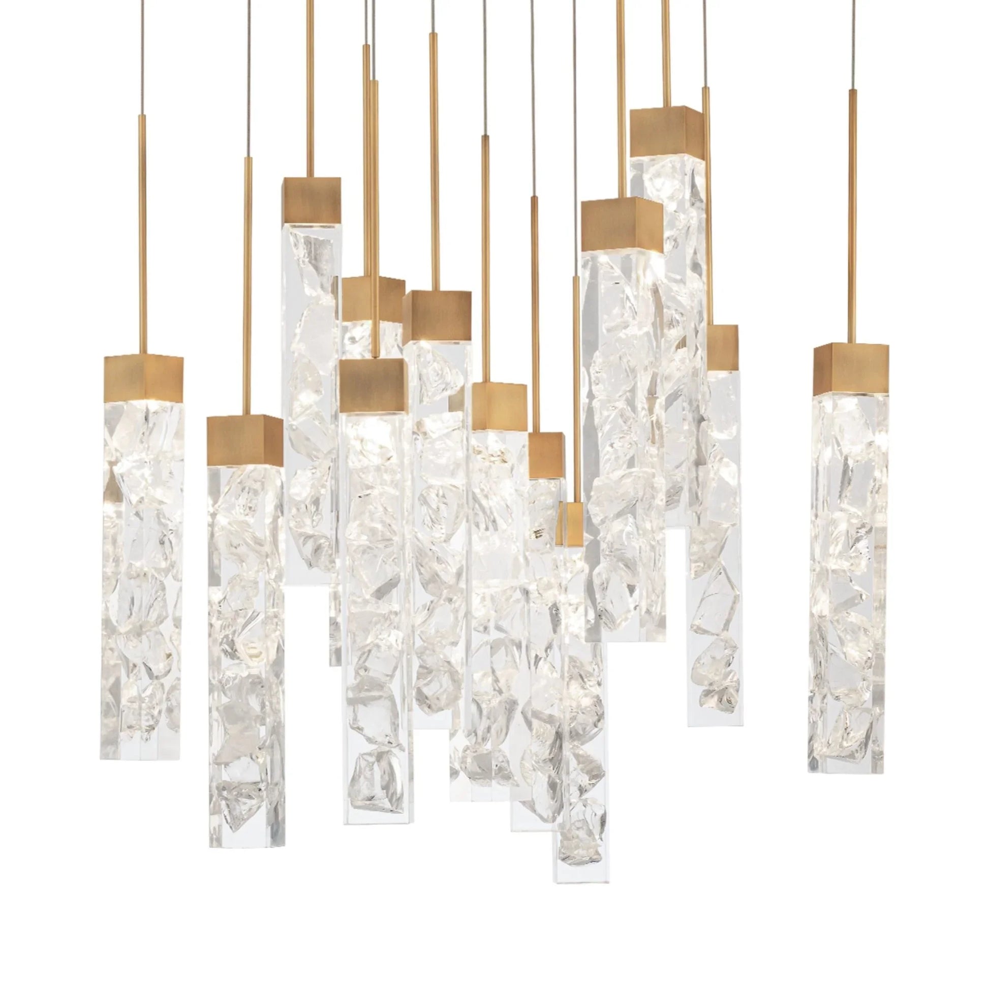 Modern Forms - Minx 20" LED Pendant, Aged Brass Finish | Bees Lighting