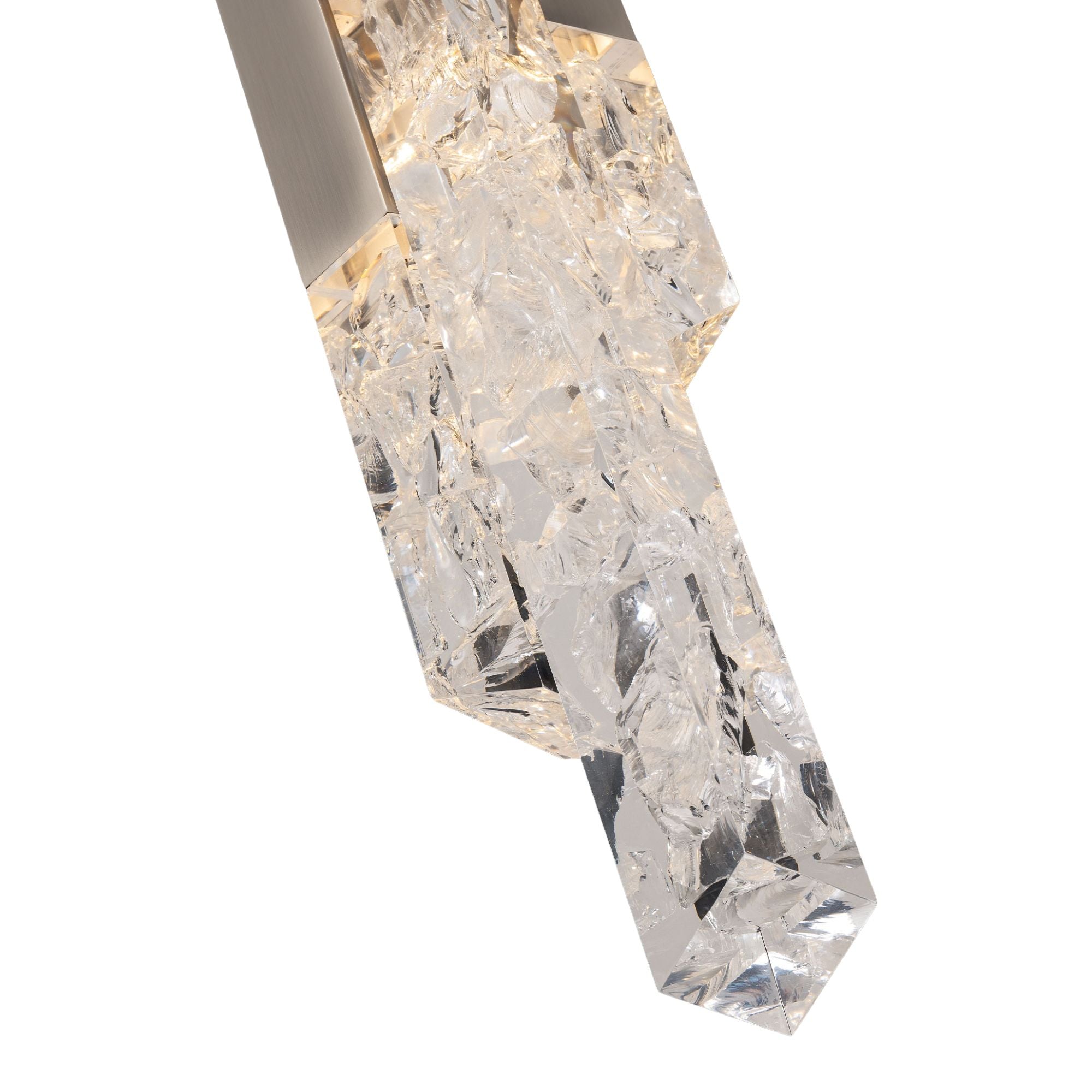 Montage 32" LED Mini Pendant, Brushed Nickel Finish - Bees Lighting