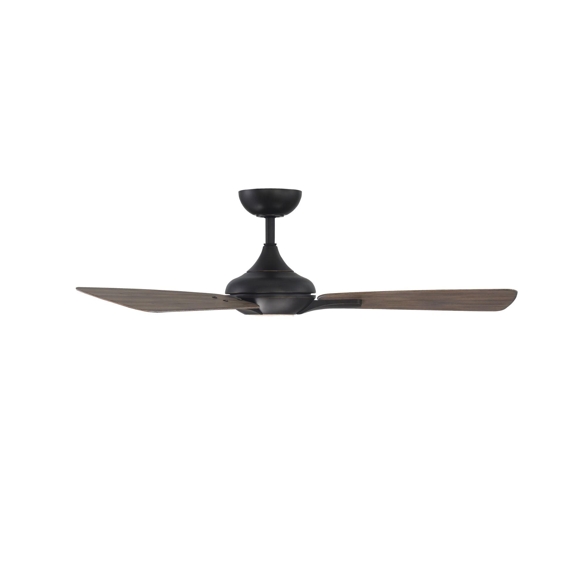 Mykonos 52" 3-Blade LED Ceiling Fan, Bronze with Barn Wood Blades