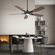 Modern Forms - Mykonos 60" 5-Blade LED Ceiling Fan, Bronze with Dark Walnut Blades | Bees Lighting