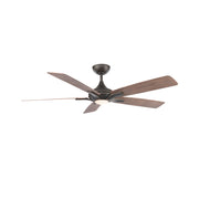 Mykonos 60" 5-Blade LED Ceiling Fan, Bronze with Barn Wood Blades