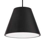 Myla 20" LED Outdoor Pendant, 3000K, Black Finish