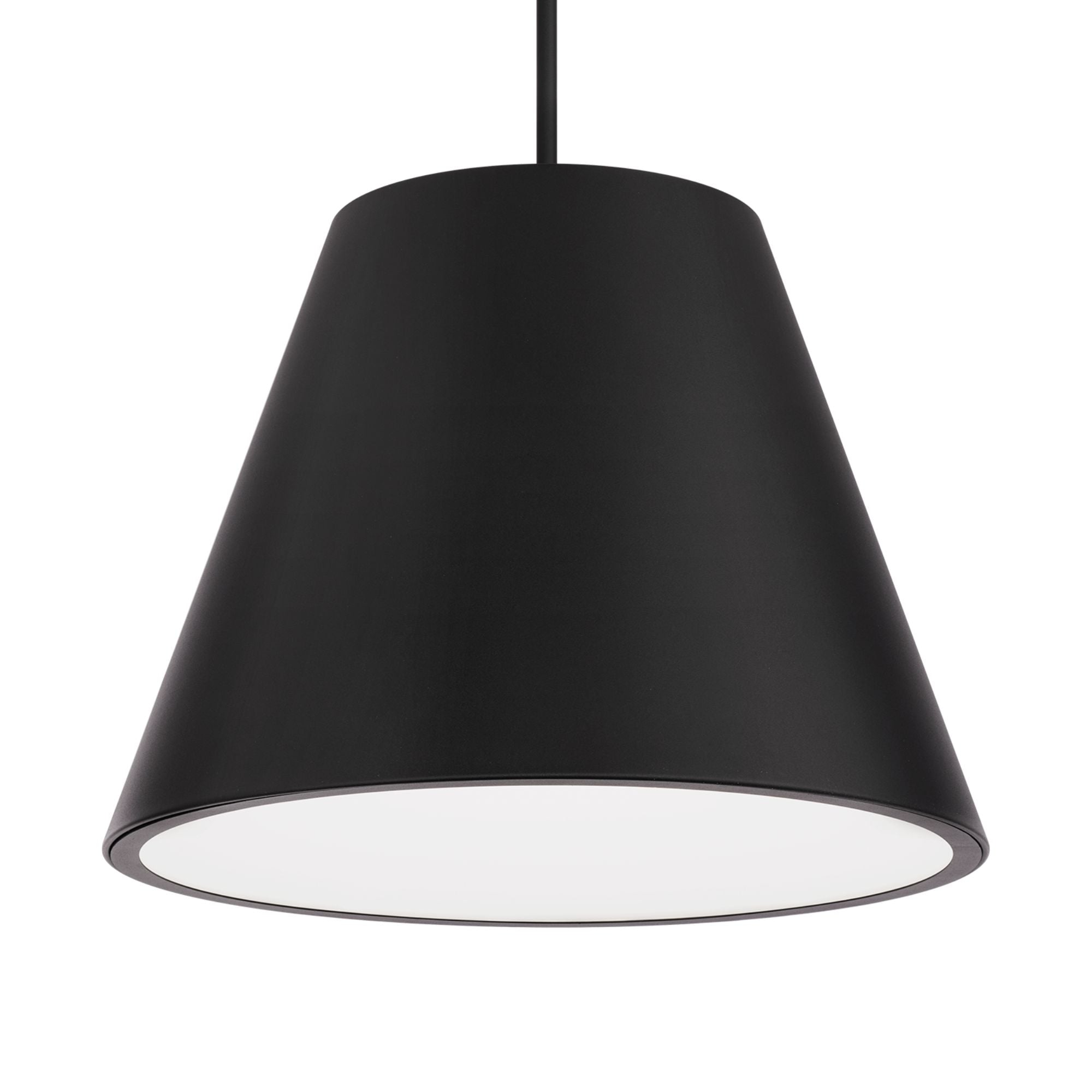 Myla 20" LED Outdoor Pendant, 3000K, Black Finish