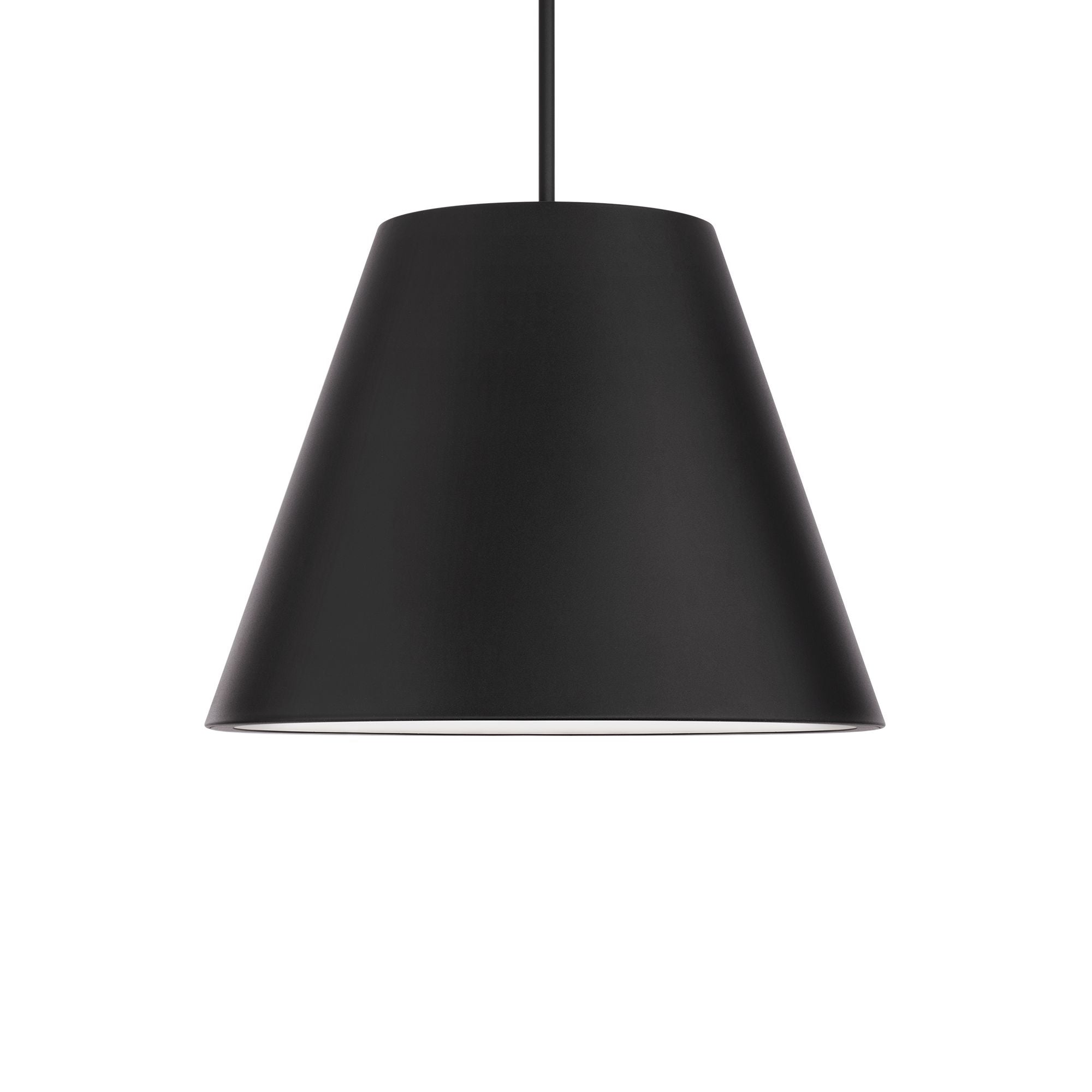 Myla 20" LED Outdoor Pendant, 3500K, Black Finish