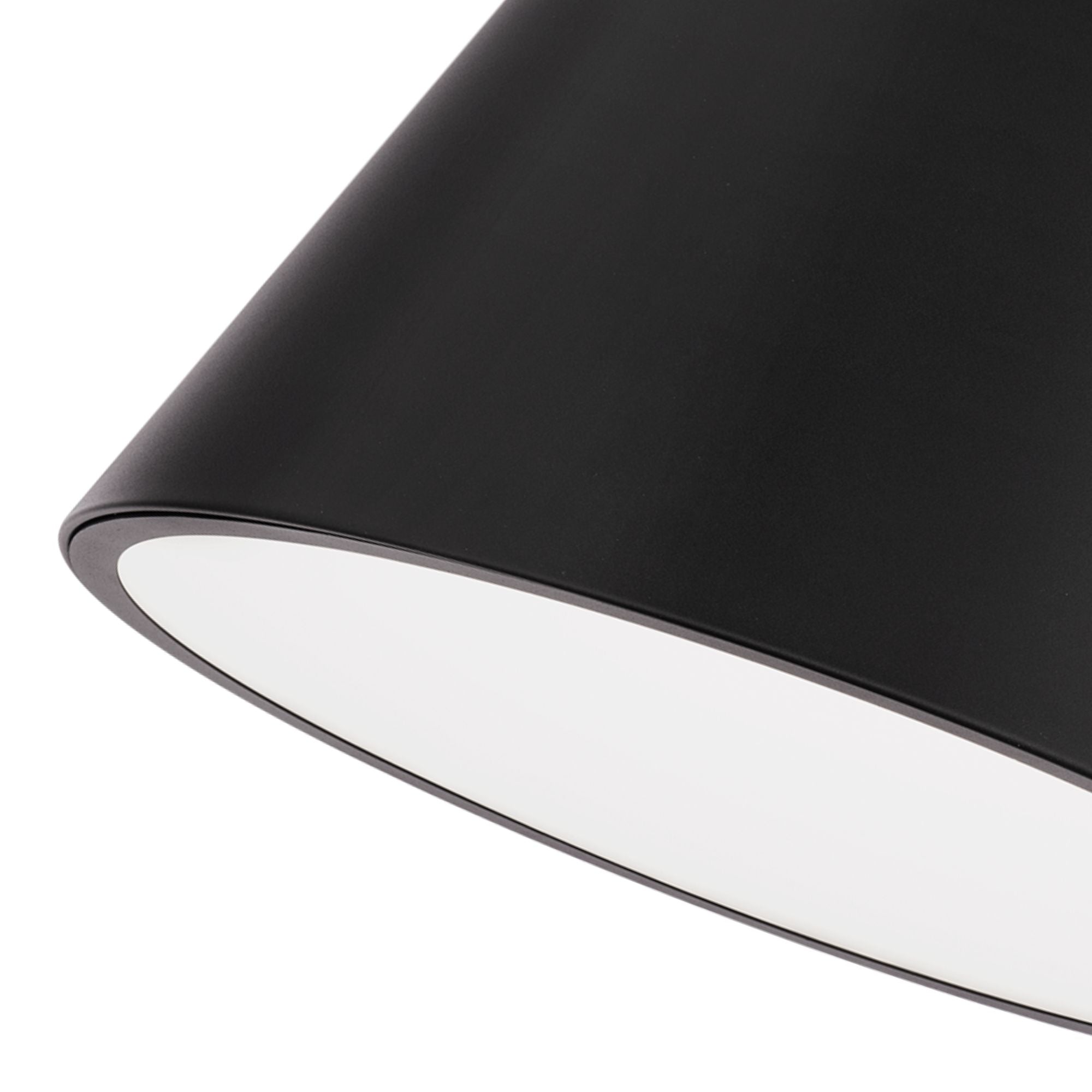 Myla 20" LED Outdoor Pendant, 4000K, Black Finish