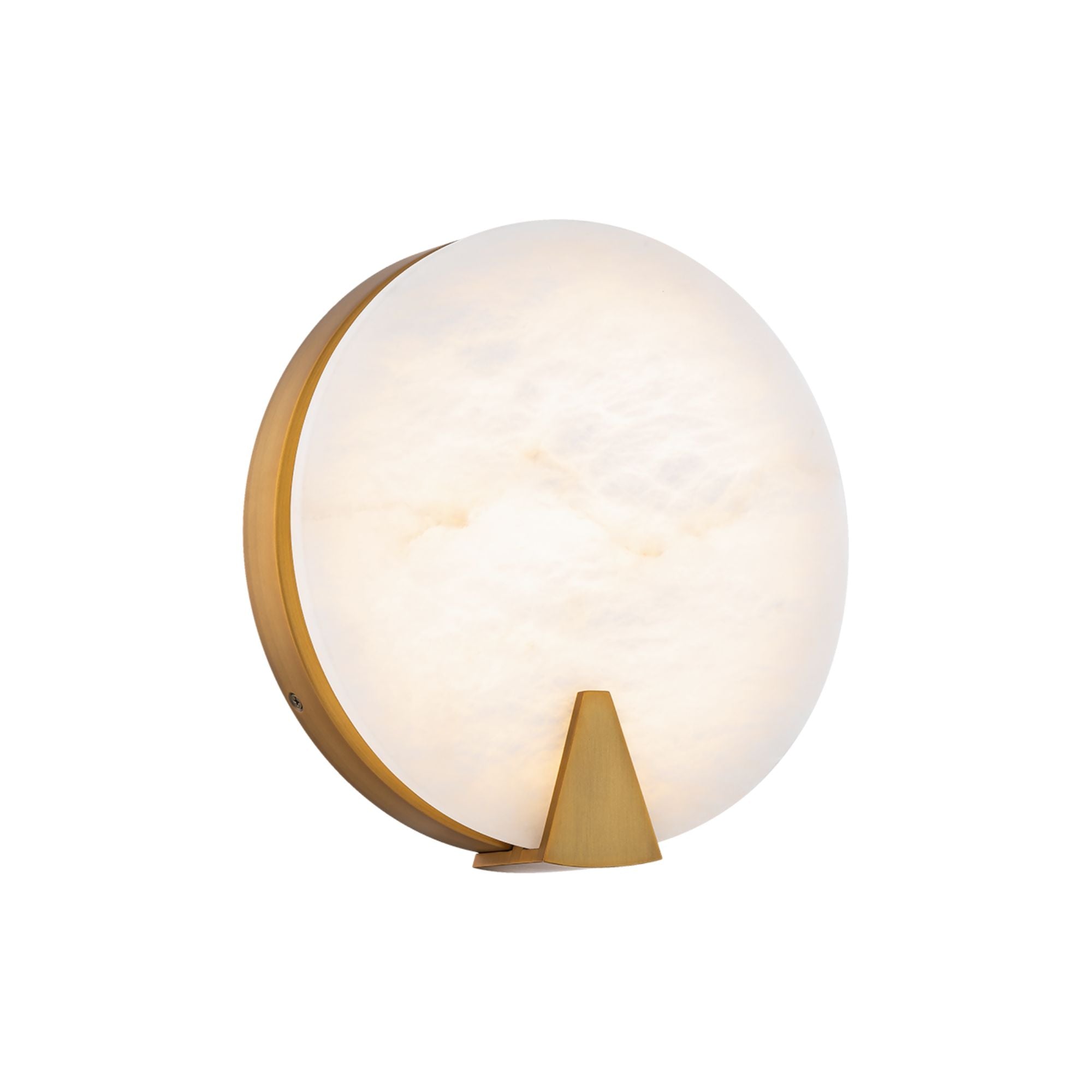 Ophelia 10" LED Wall Sconce, Aged Brass Finish