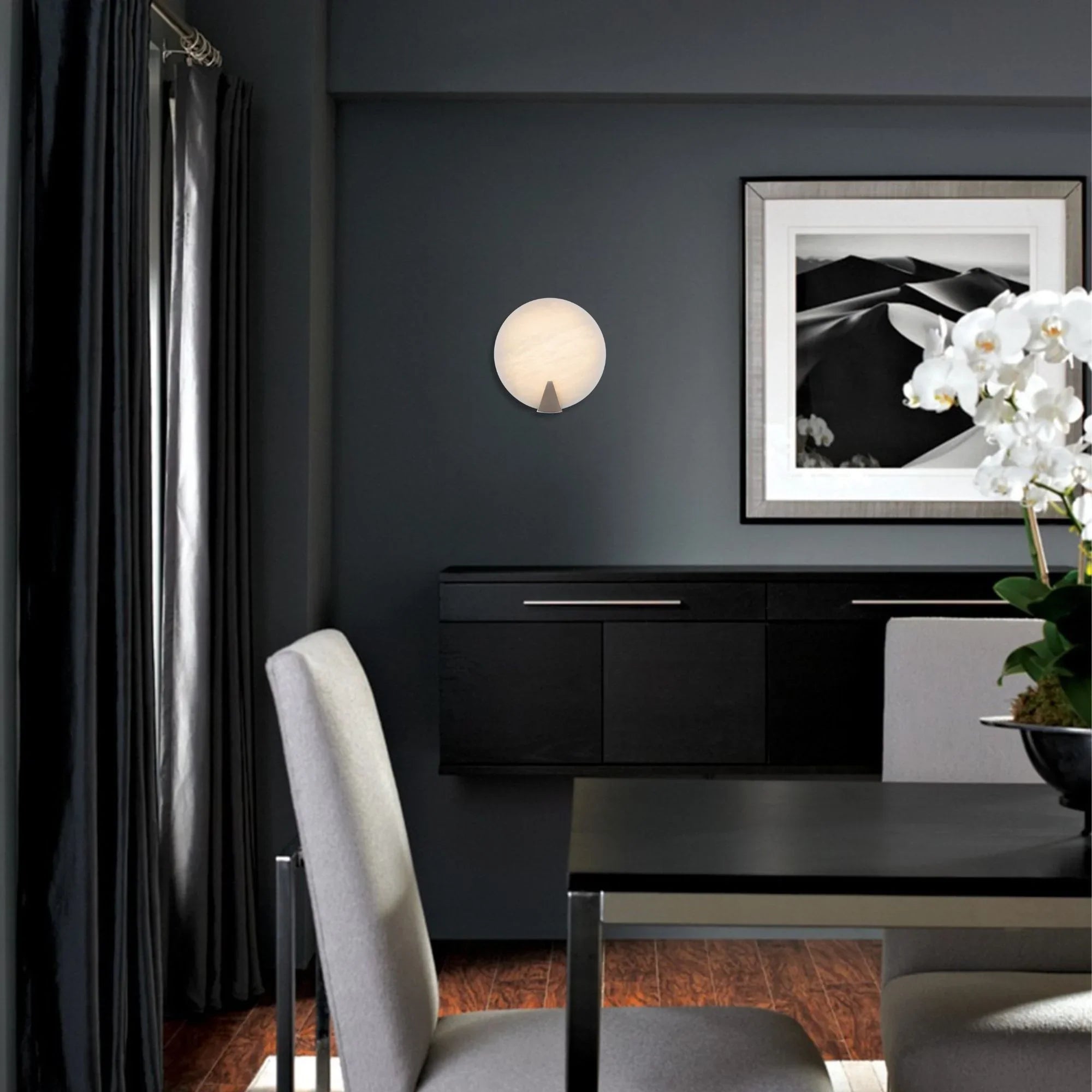 Modern Forms - Ophelia 10" LED Wall Sconce, Antique Nickel Finish | Bees Lighting