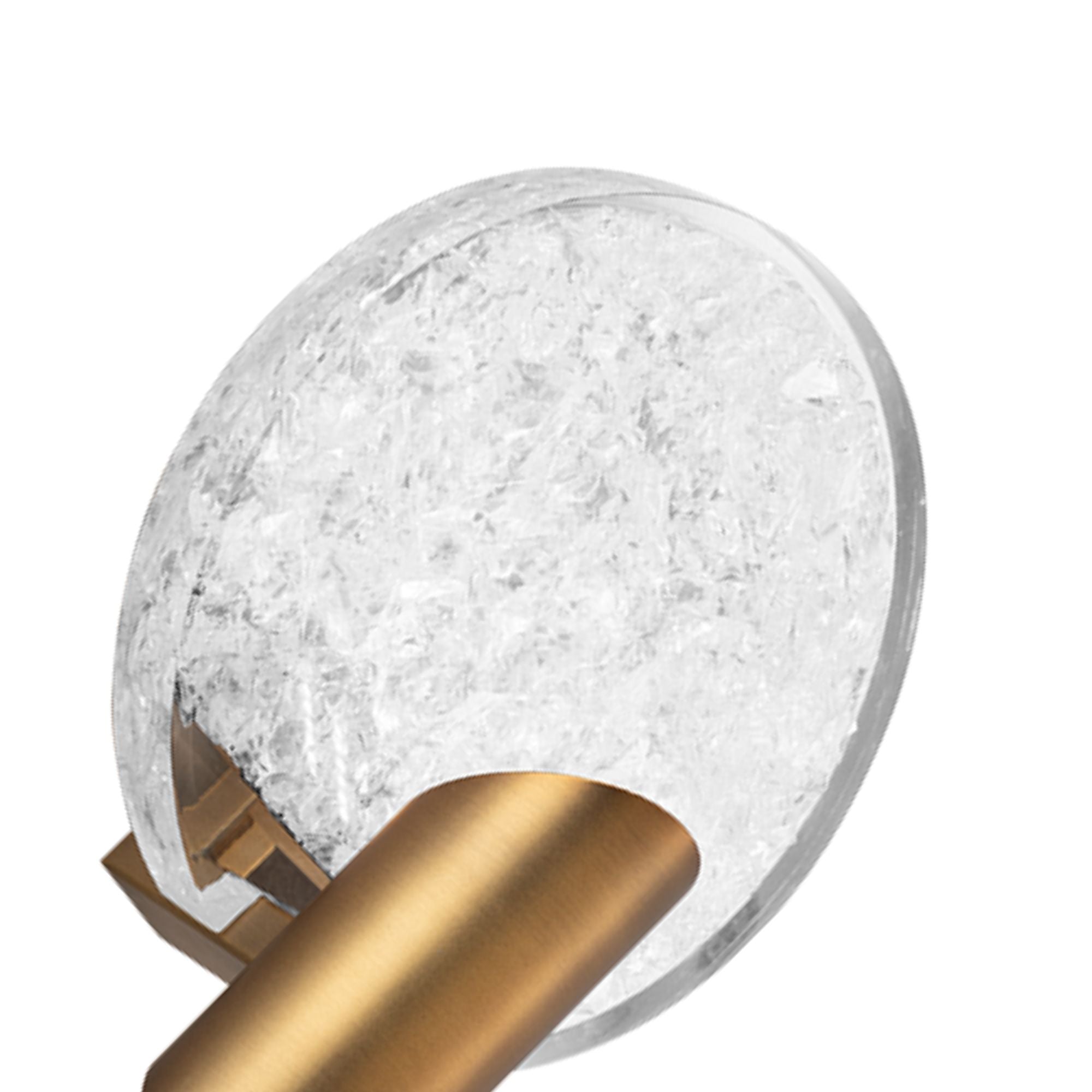 Oracle 9" LED Wall Sconce, Aged Brass Finish