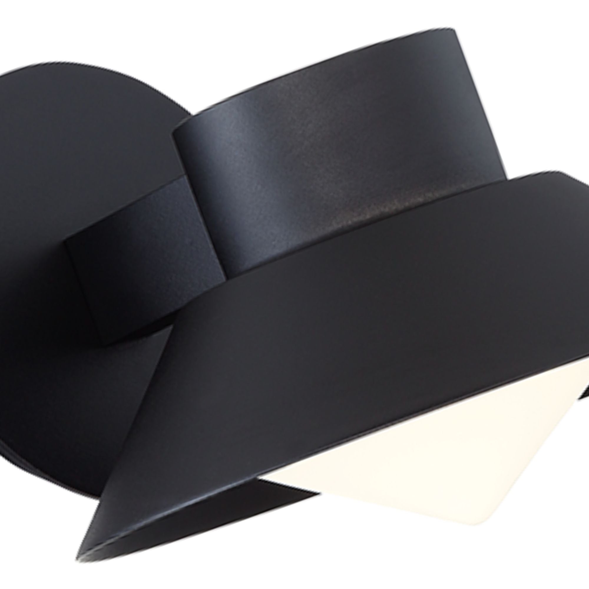 Oslo 8" LED Outdoor Wall Sconce, Black Finish