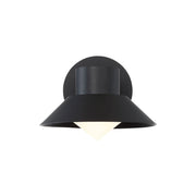 Oslo 10" LED Outdoor Wall Sconce, Black Finish