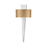 Palladian 24" LED Wall Sconce, Gold Leaf Finish