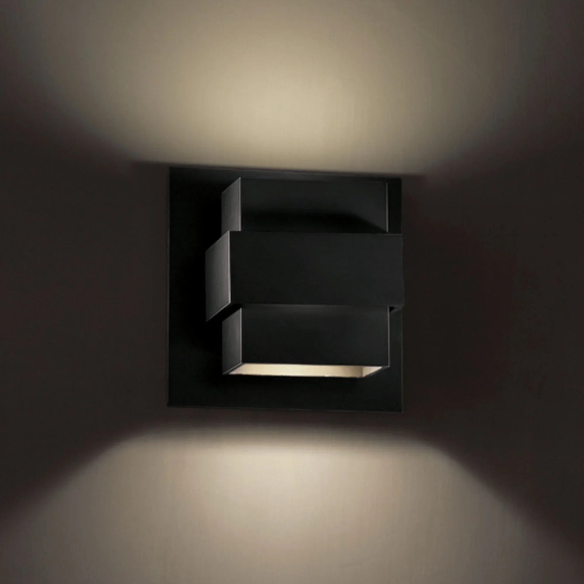 Pandora 11" LED Outdoor Wall Sconce, Black Finish