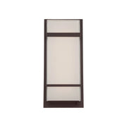 Phantom 16" LED Outdoor Wall Sconce, Bronze Finish